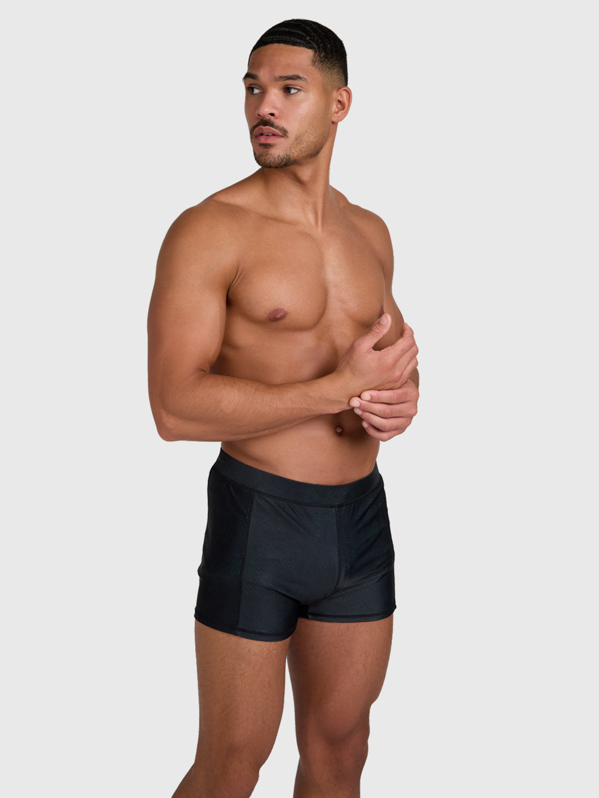 brunotti-samier-print-herren-badehose-schwarz image 3
