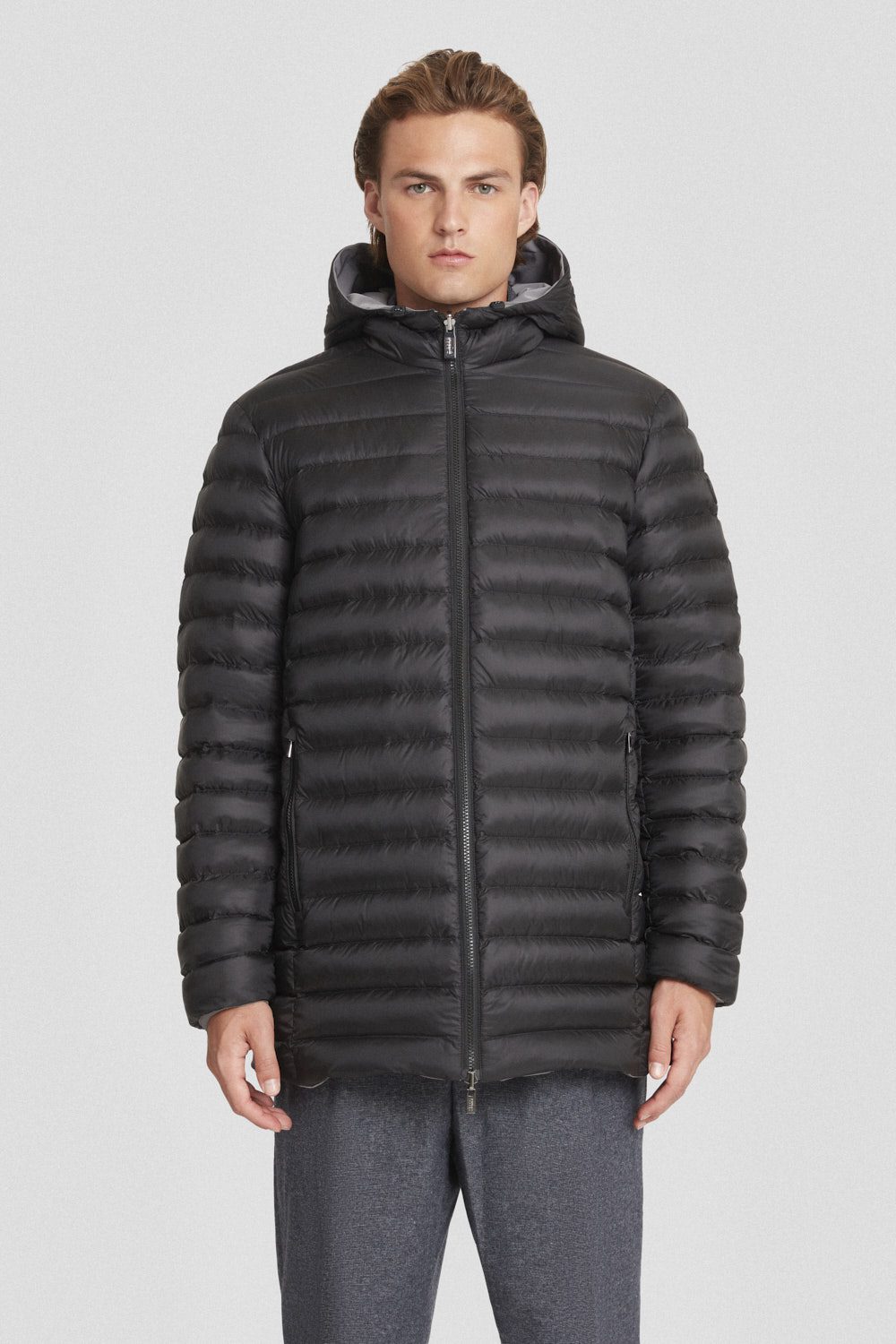 ciesse-outdoor-piumini-daunenjacke-lang-grau-reversibel image 2