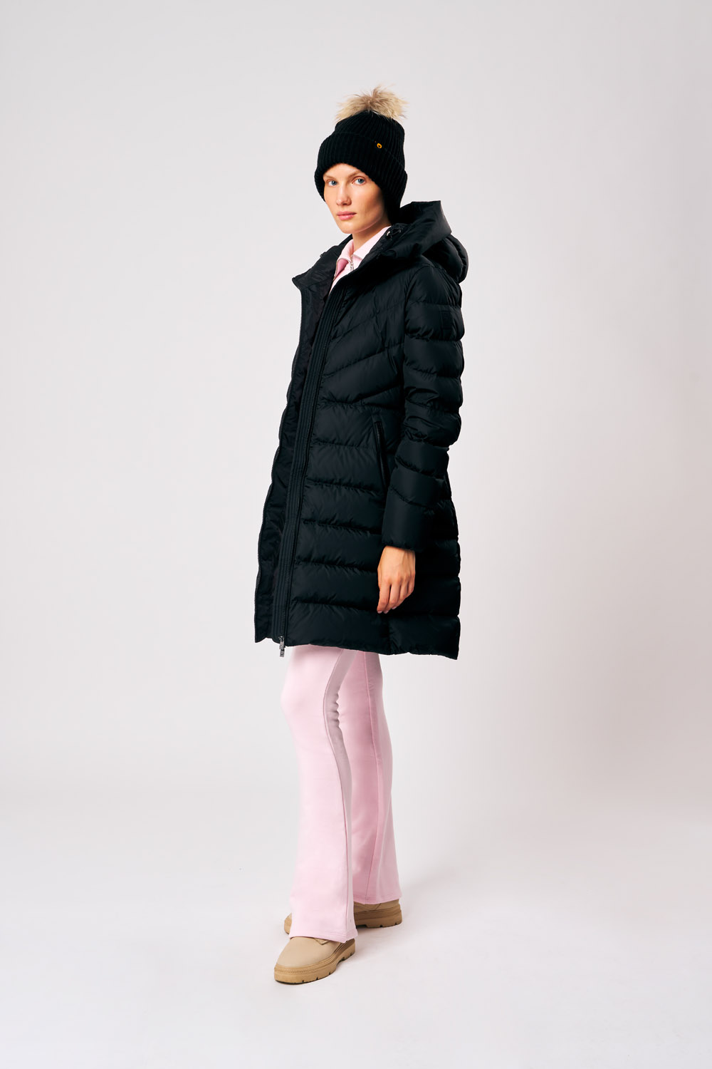 ciesse-outdoor-rebecca-daunenmantel-damen-schwarz-lang image 2
