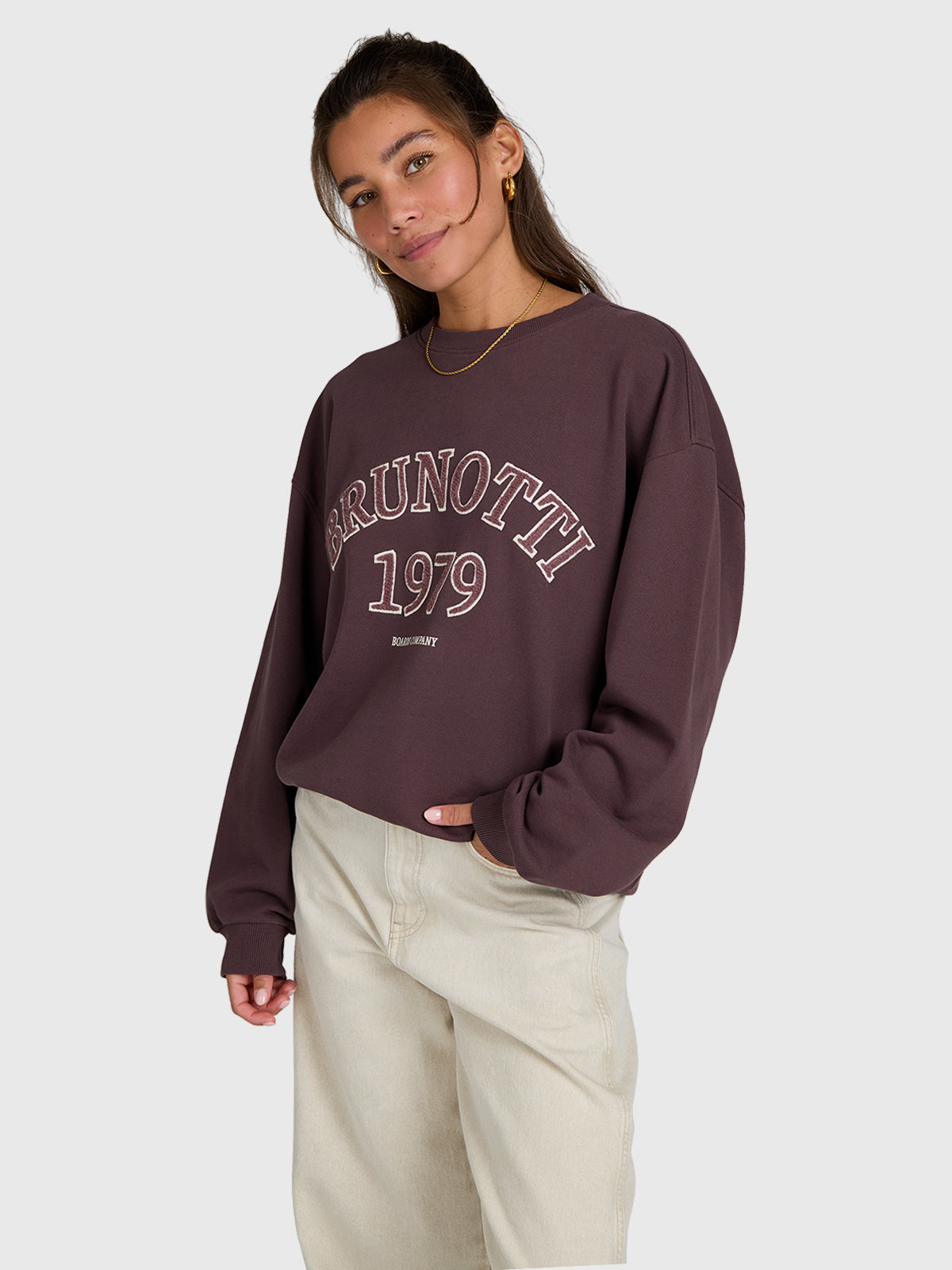 brunotti-tamea-damen-pullover-raisin-baumwolle-oversize image 3