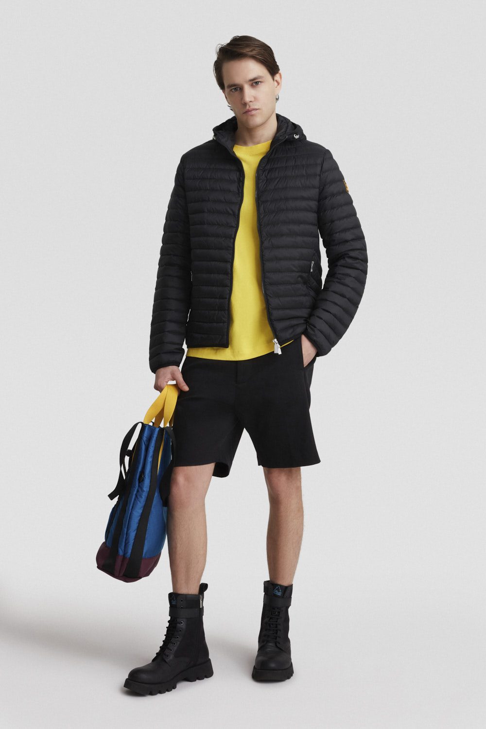 ciesse-outdoor-piumini-daunenjacke-schwarz-kapuze-matt-800-fp image 1