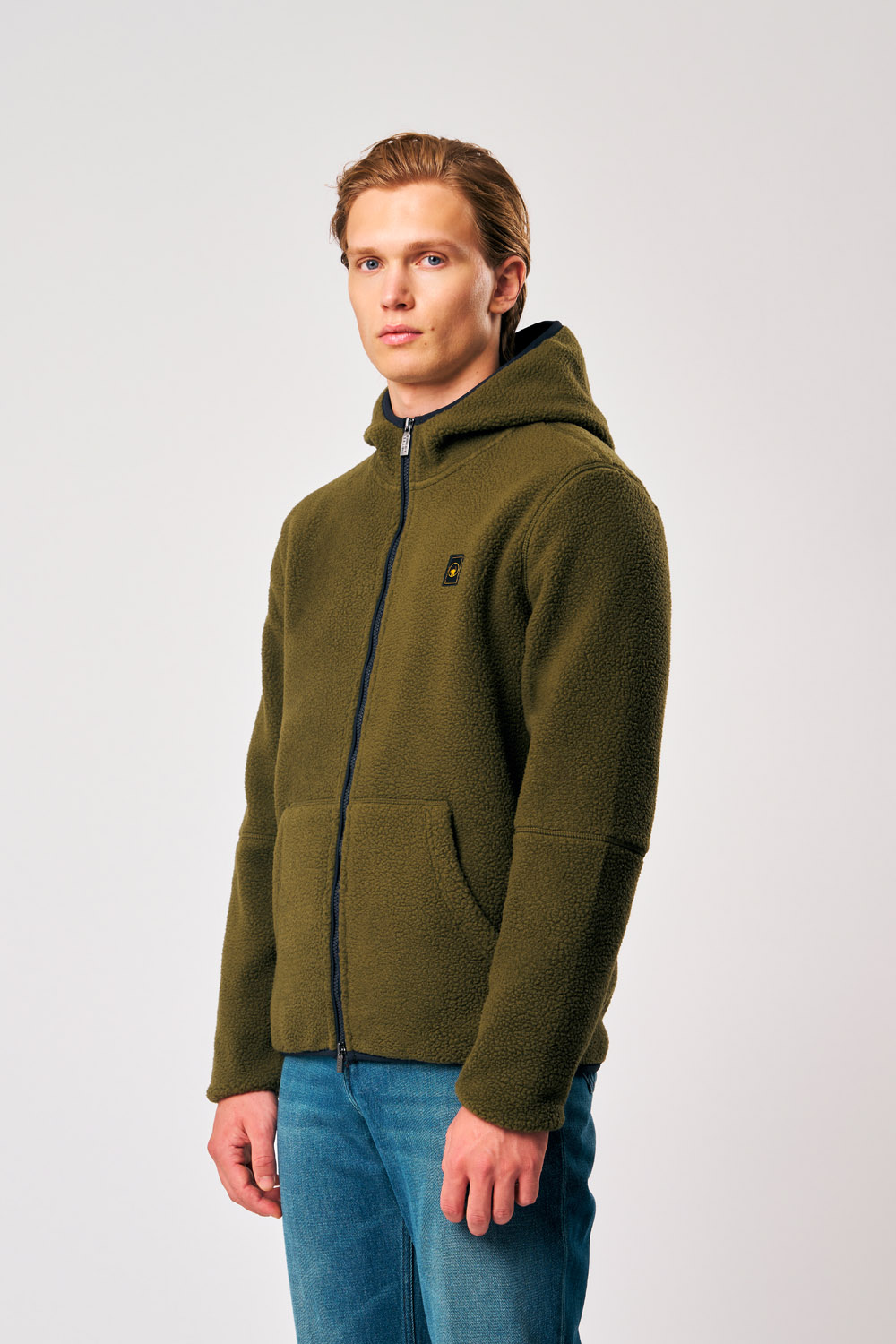 ciesse-outdoor-rodrigo-teddyjacke-gr-n-herren-kapuze image 1