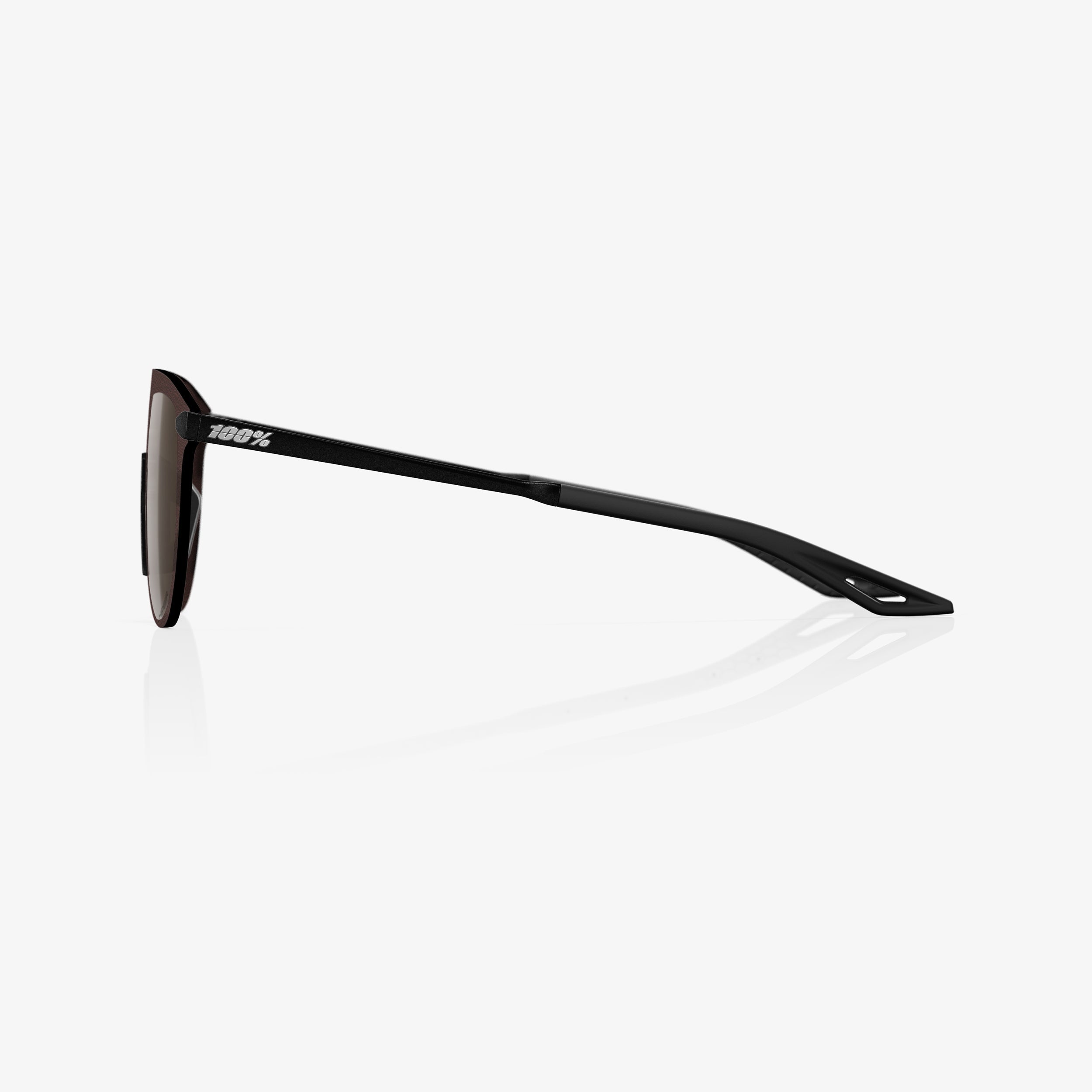 100percent-legere-coil-sonnenbrille-matte-black-silver-mirror image 3