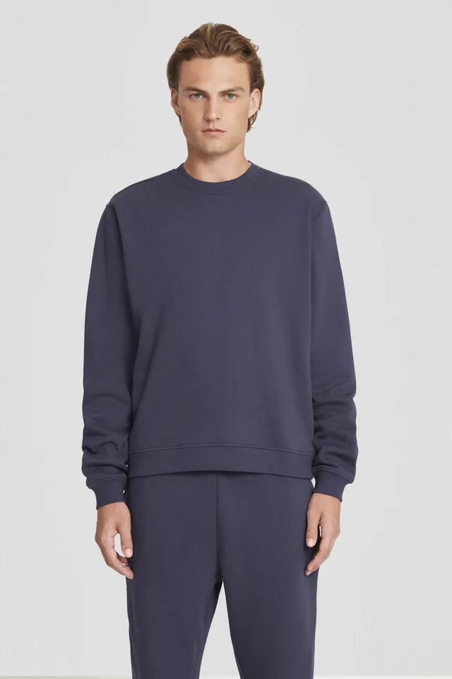 ciesse-outdoor-felpe-sweatshirt-blau-rundhals-baumwolle image 1