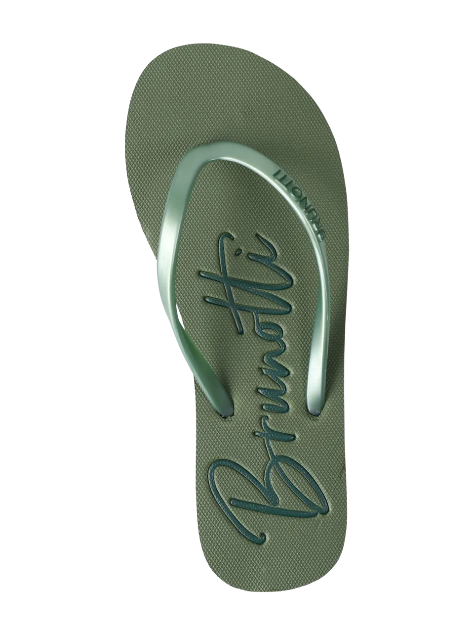brunotti-logo-damen-flip-flops-sage-green-pvc-logo image 1