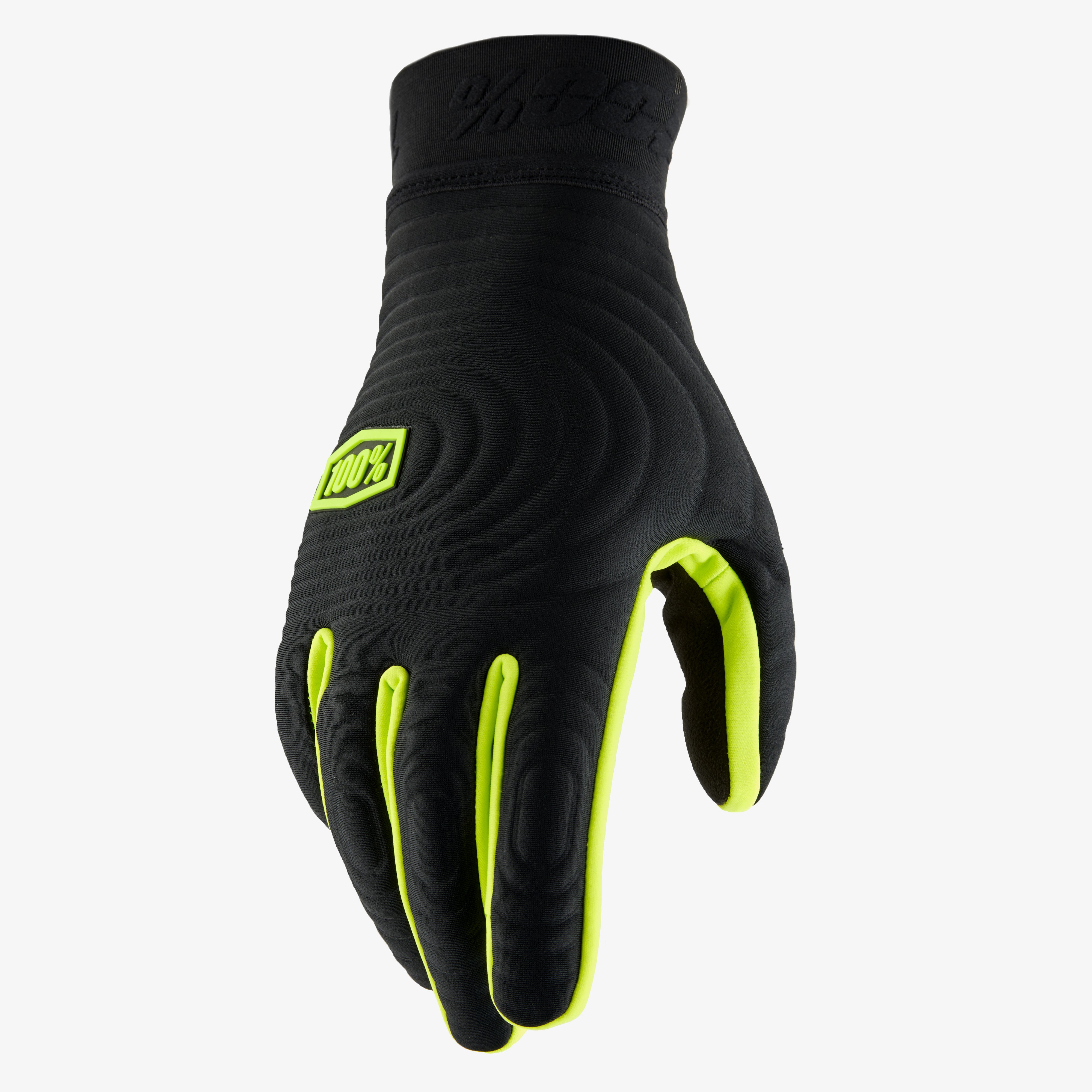 100-brisker-xtreme-winterhandschuhe-schwarz-gelb image 1