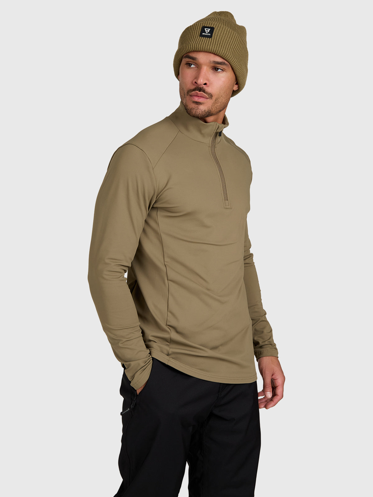 brunotti-mano-snow-fleece-herren-dusky-green-midlayer image 4