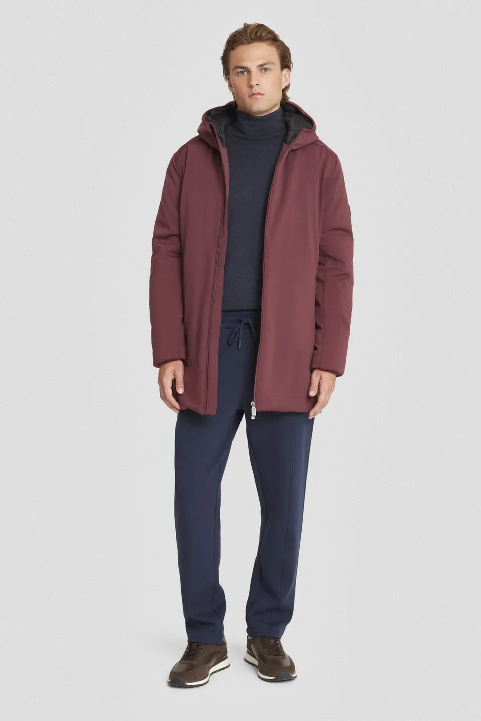 ciesse-outdoor-giacche-leggere-softshelljacke-lang-mahagoni-wasserdicht image 1