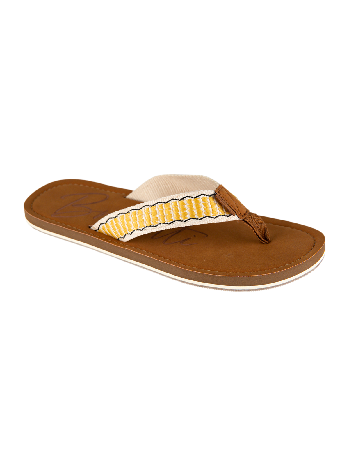 brunotti-gael-damen-flip-flops-beige-biscuit-kunstleder image 2