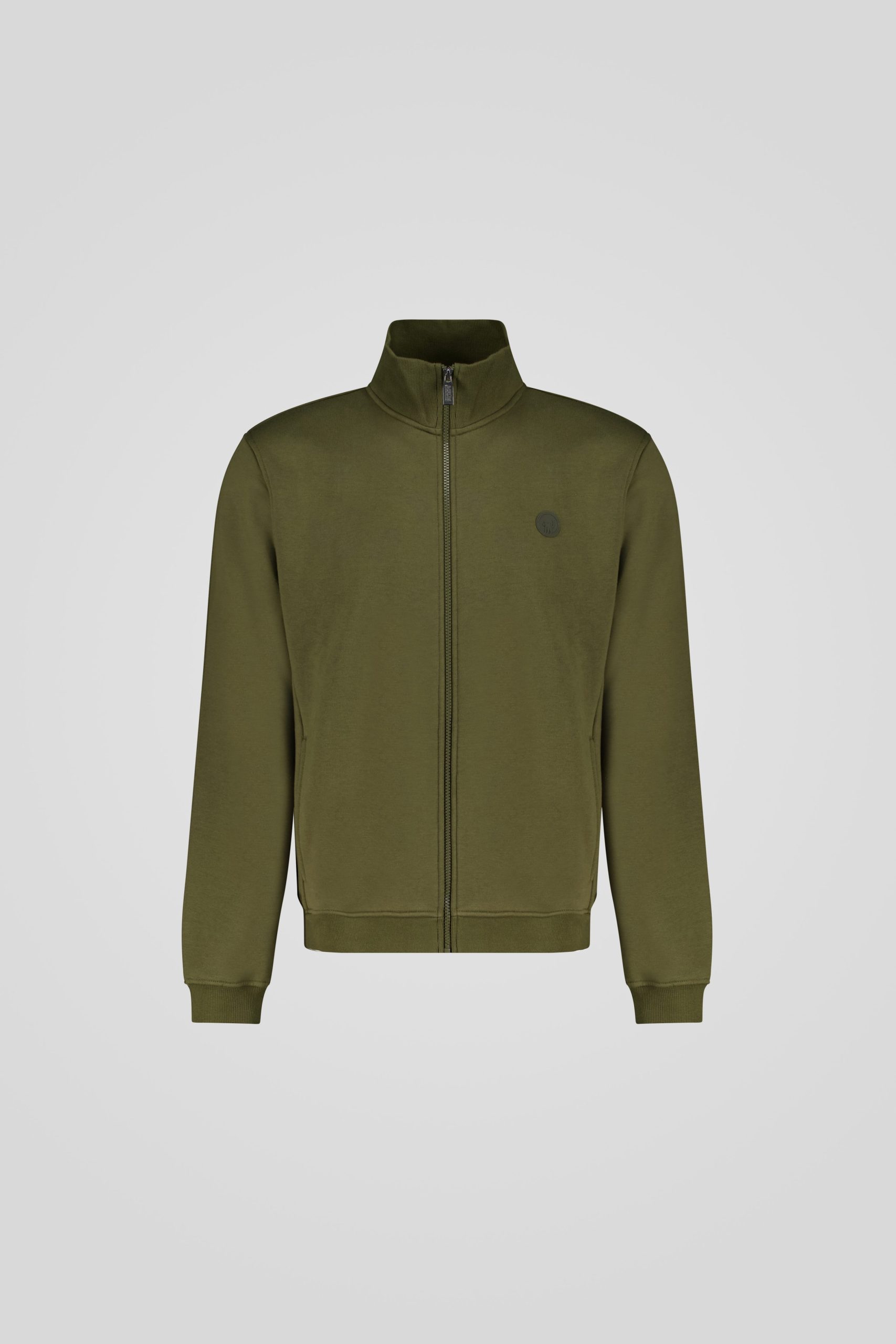 ciesse-felpe-sweatjacke-herren-gr-n-baumwolle-mit-zip image 5