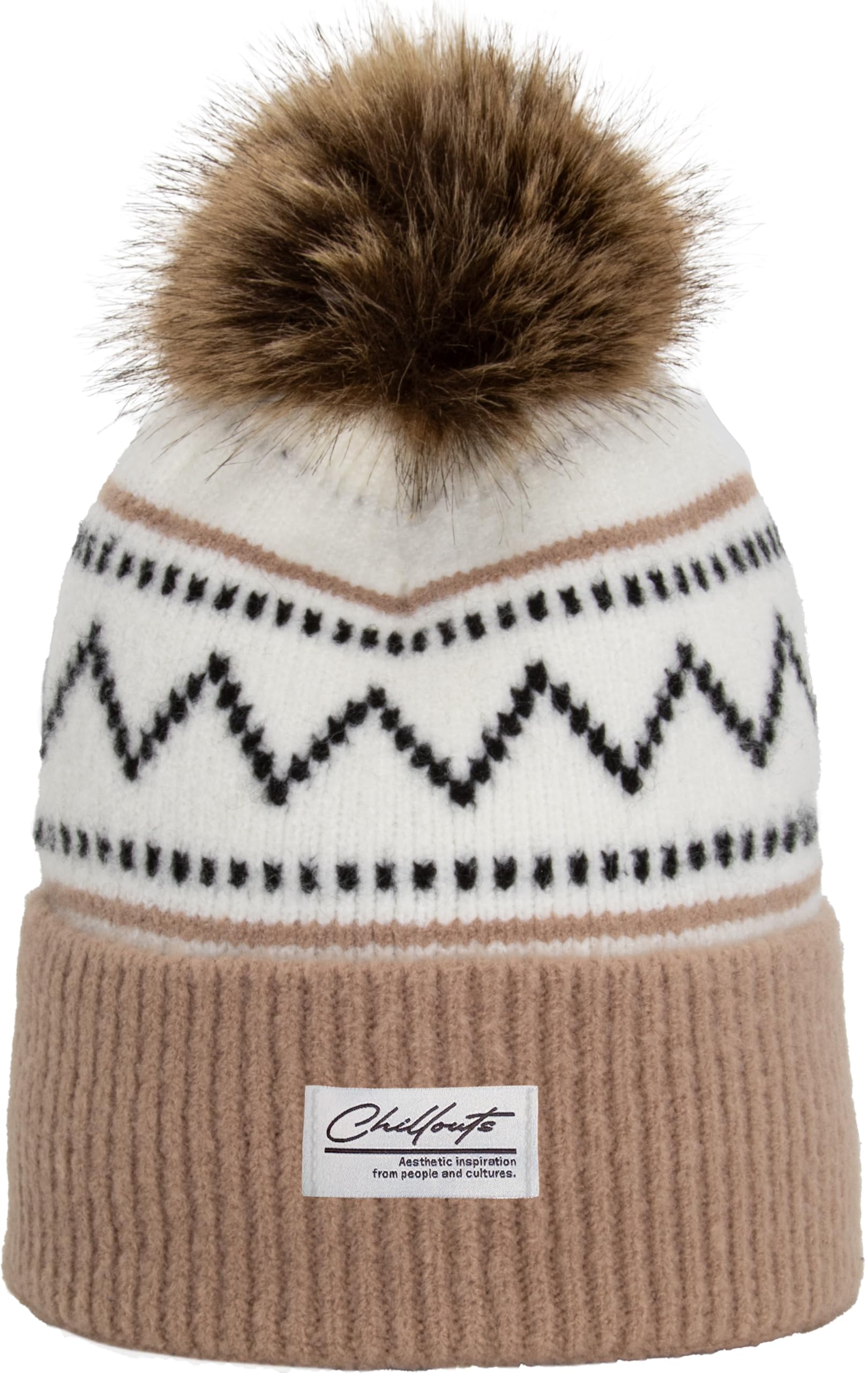 chillouts-ella-bommelm-tze-schwarz-winterm-tze-fleece image 3