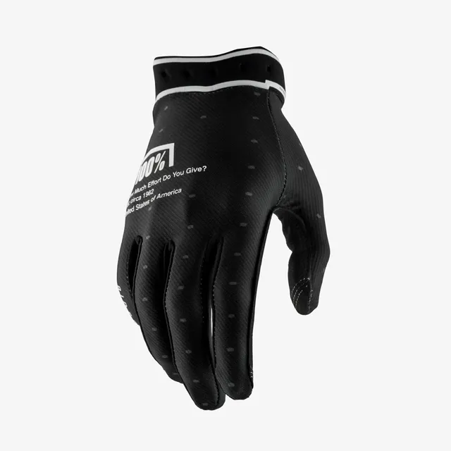 100-ridefit-fahrradhandschuhe-schwarz image 1