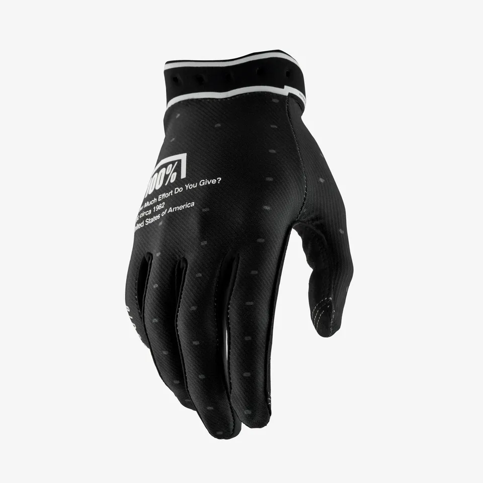 100-ridefit-fahrradhandschuhe-schwarz image 1