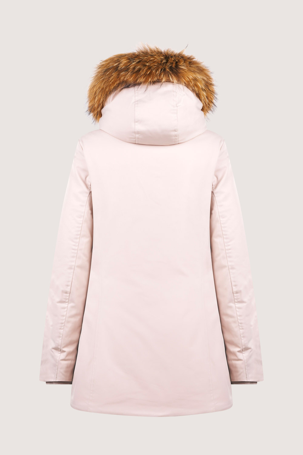 ciesse-luana-parka-damen-weiss-mit-kapuze-kunstfell-wattiert image 6