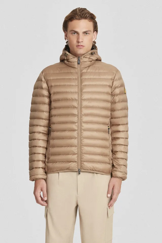ciesse-outdoor-daunenjacke-beige-leicht-kapuze-dwr-800fp image 1