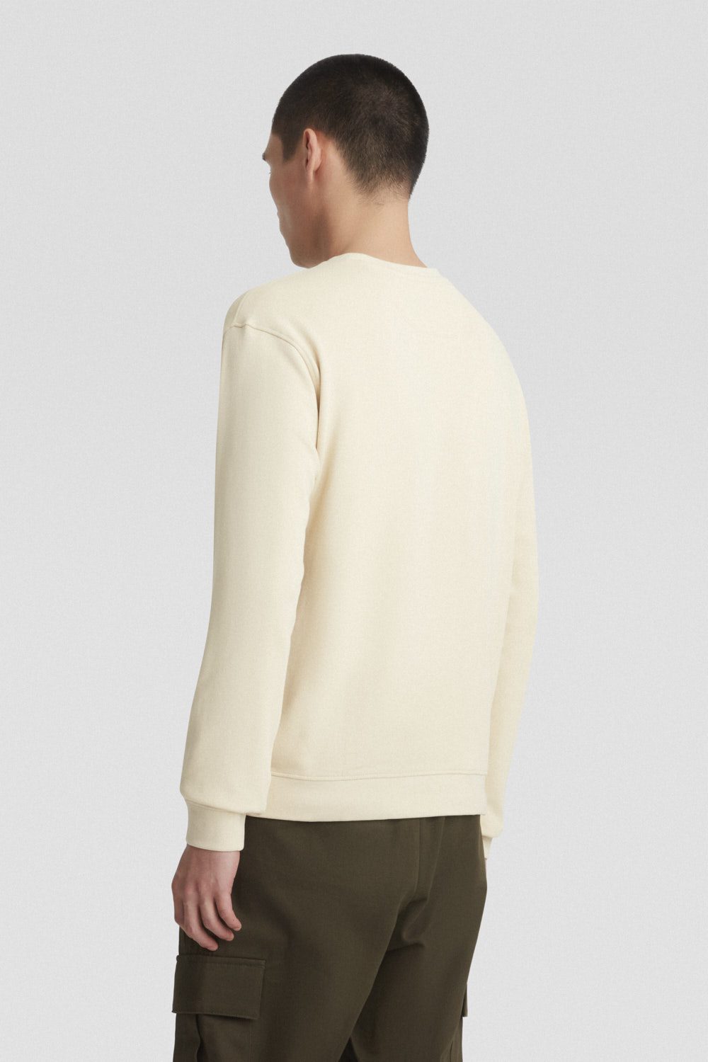 ciesse-outdoor-felpe-sweatshirt-beige-baumwolle-rundhals image 4