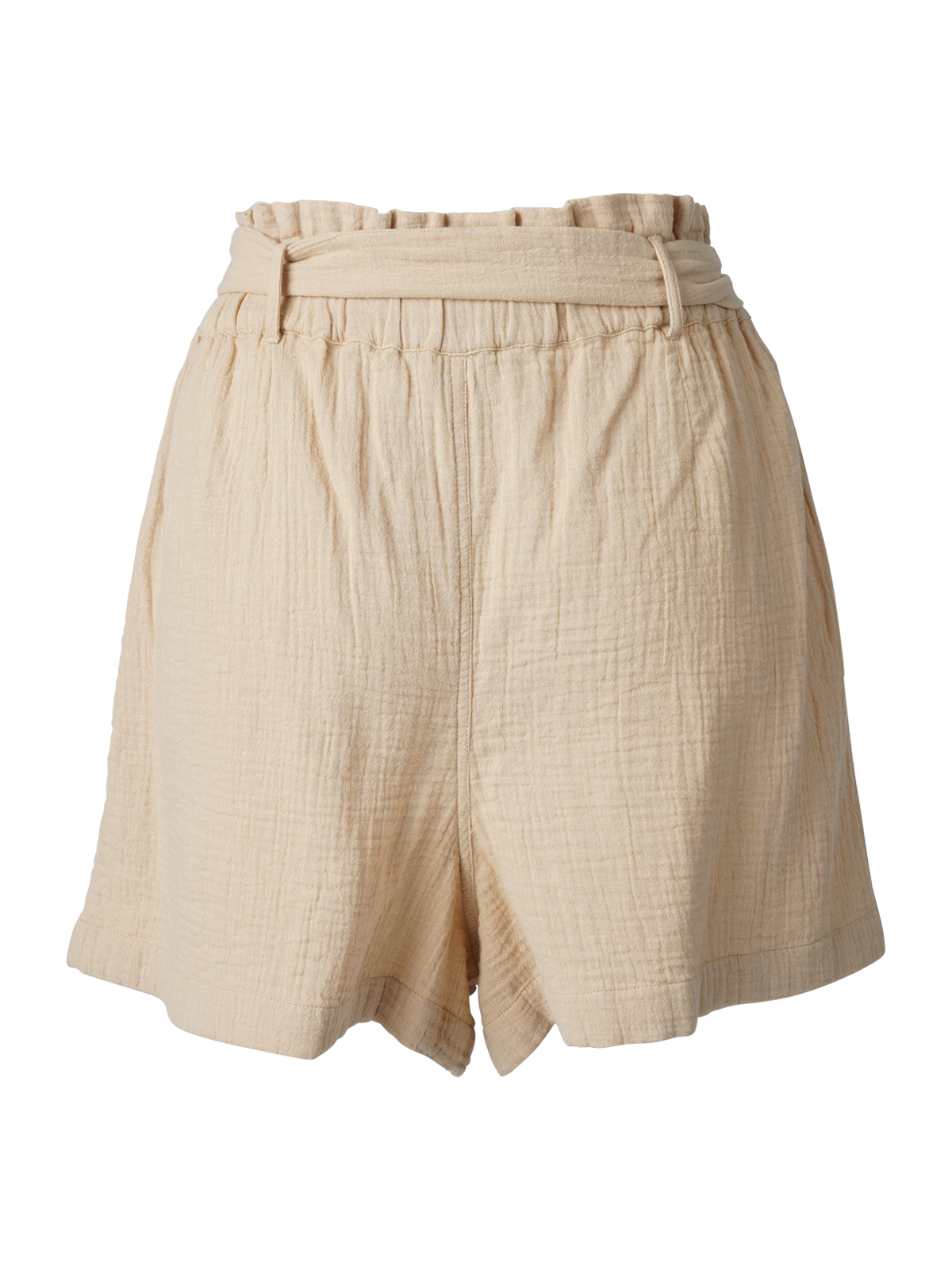 brunotti-ryo-shorts-damen-beige-high-waist-mit-g-rtel image 3