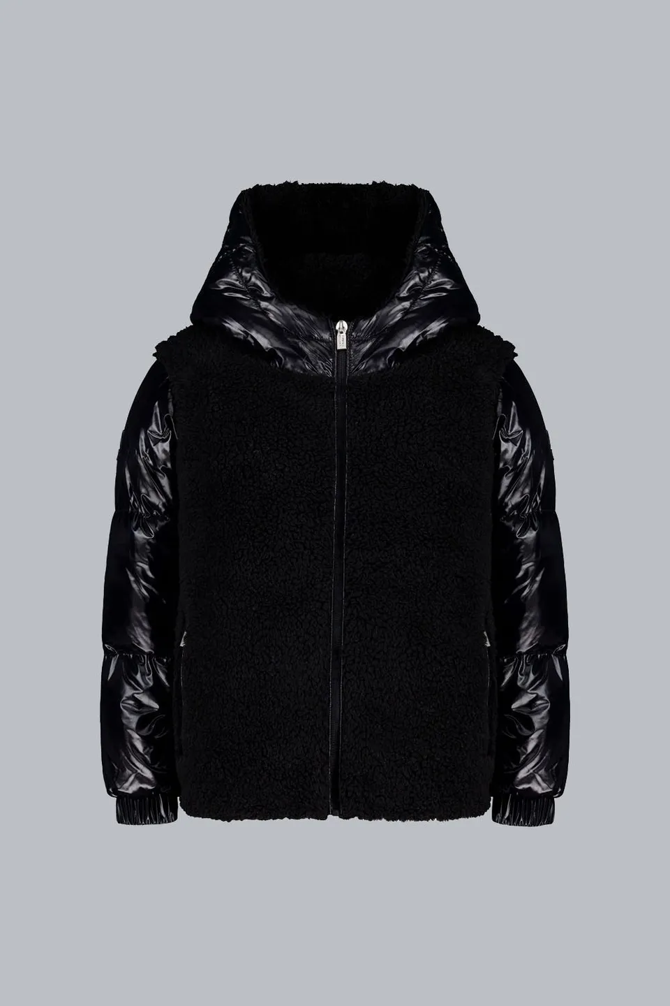 ciesse-outdoor-jonney-daunenjacke-schwarz-teddy-hybrid-m-dchen image 1