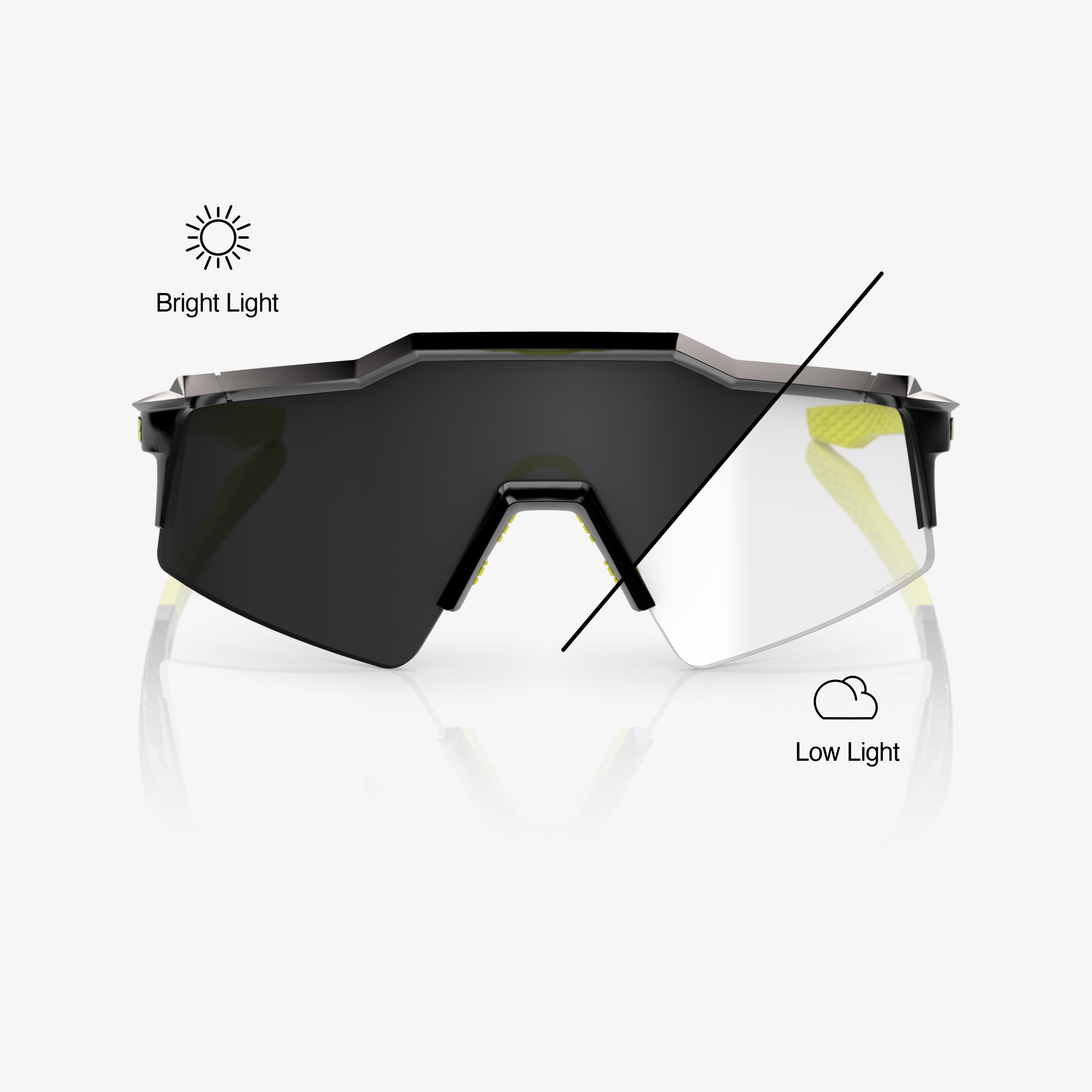 100-speedcraft-sl-sportbrille-gloss-black-photochromatisch image 2