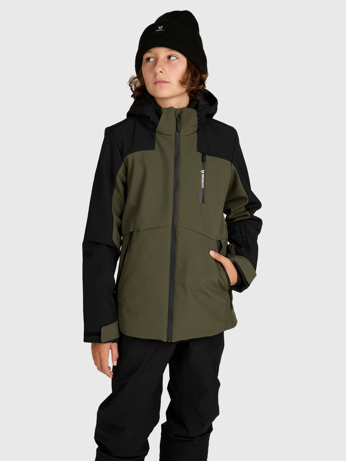 brunotti-takkay-softshell-snow-deep-green-jungen-skijacke image 1
