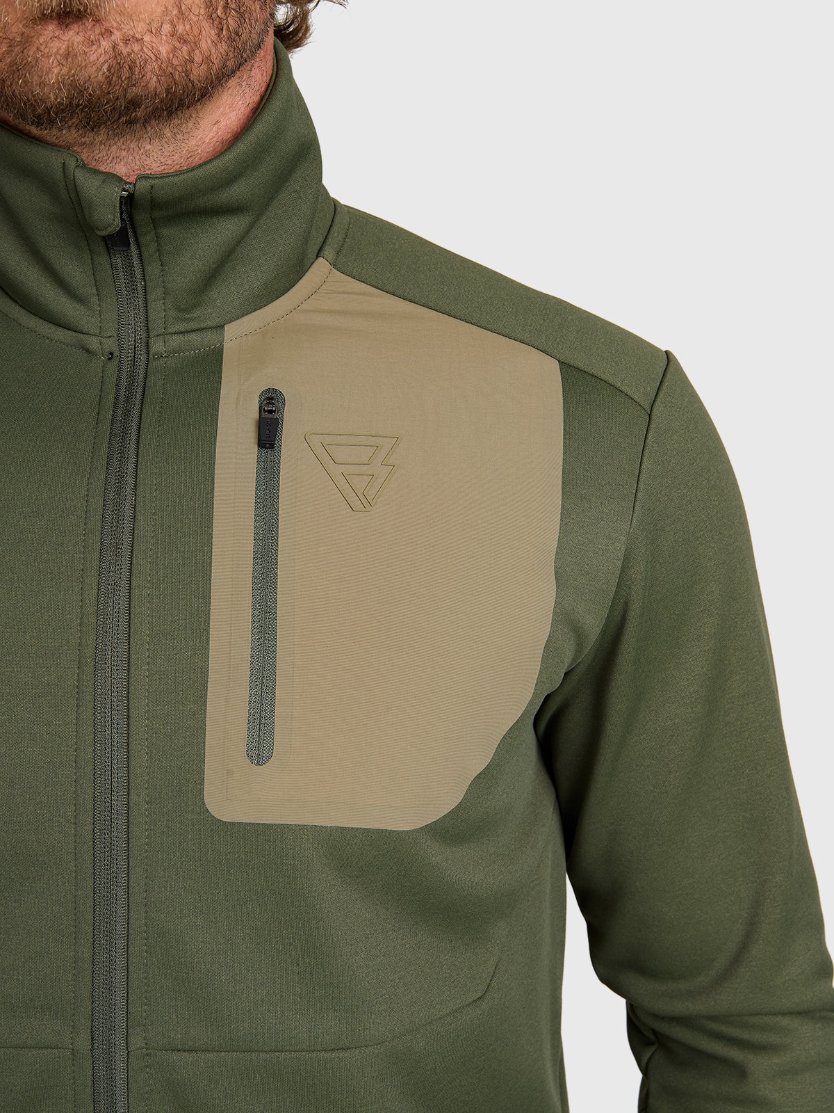 brunotti-amatti-snow-fleece-fleecejacke-herren-deep-green image 6