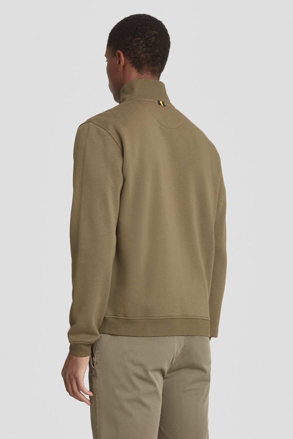 ciesse-felpe-sweatjacke-herren-gr-n-baumwolle-mit-zip image 4