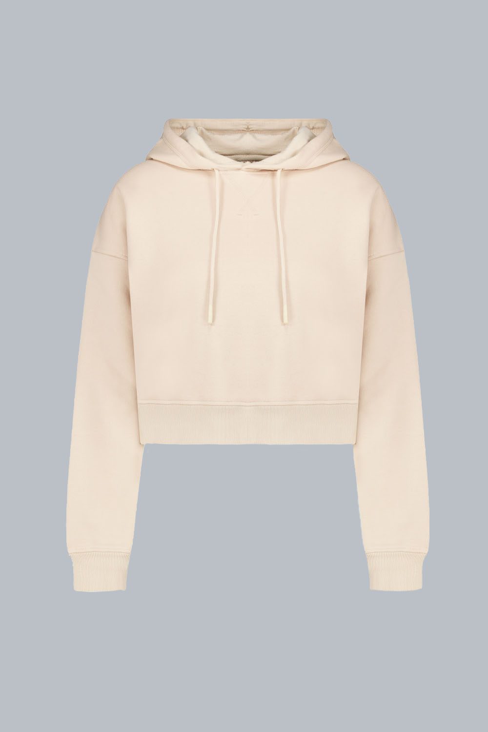 ciesse-samar-hoodie-damen-grau-crop-mit-kapuze image 2