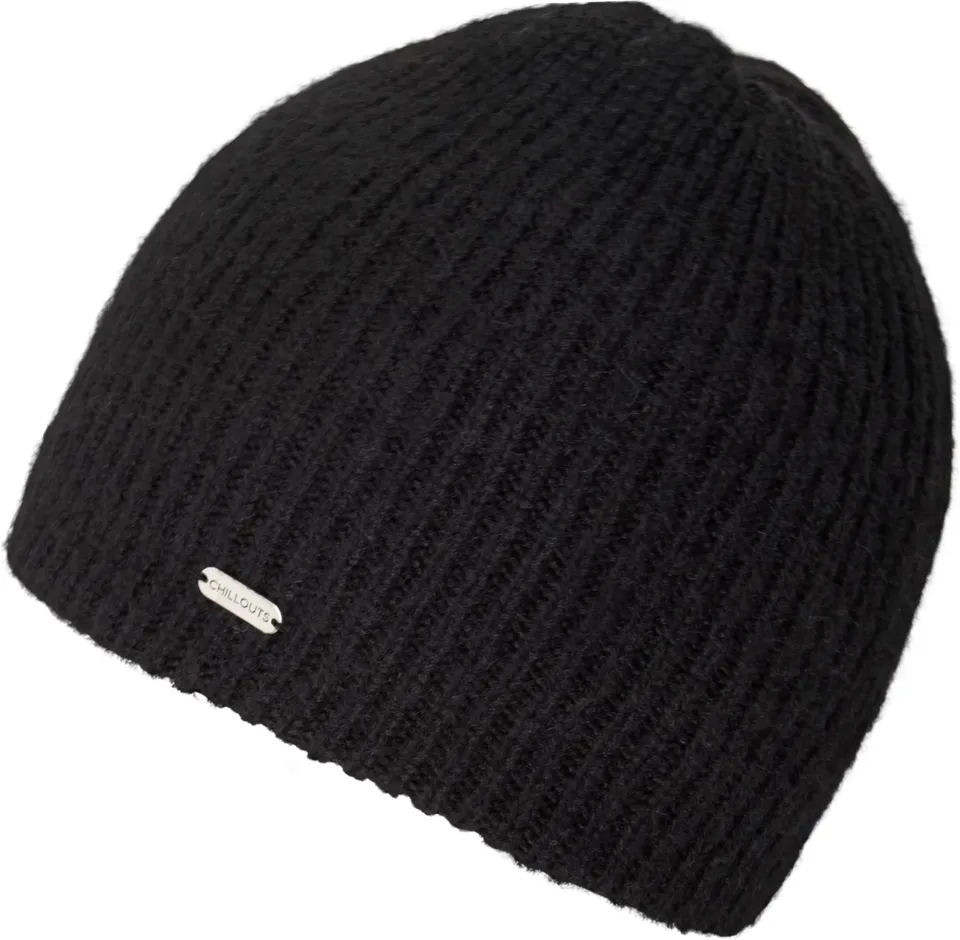 chillouts-viva-hat-beanie-schwarz-rippstrick-doppellagig image 1