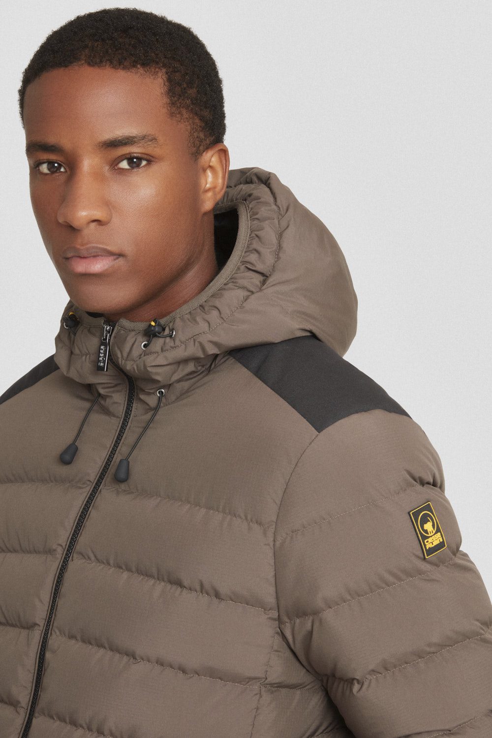 ciesse-outdoor-piumini-daunenjacke-braun-kurz-kapuze image 3