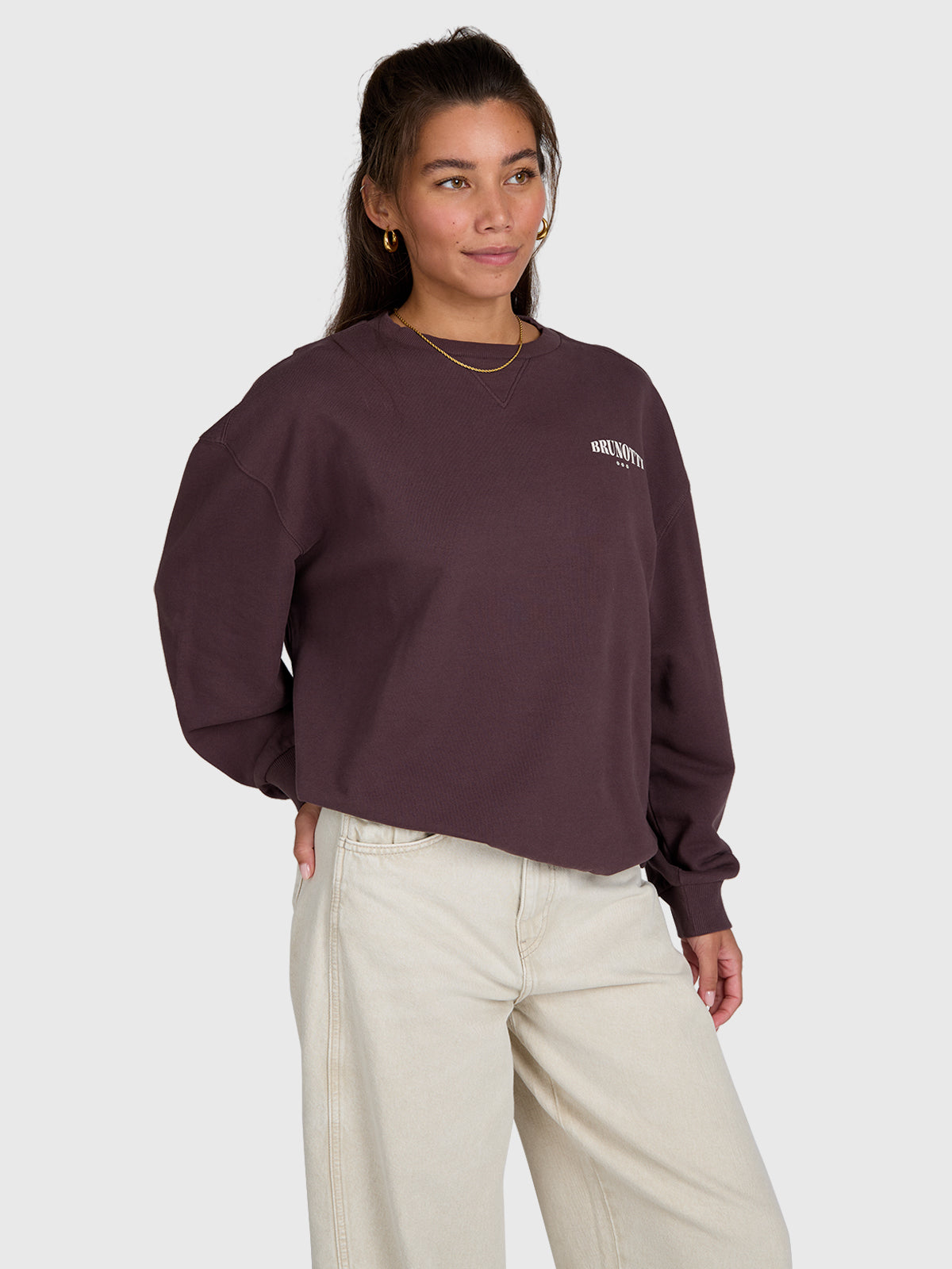 brunotti-bessy-damen-pullover-raisin-aus-baumwolle image 4