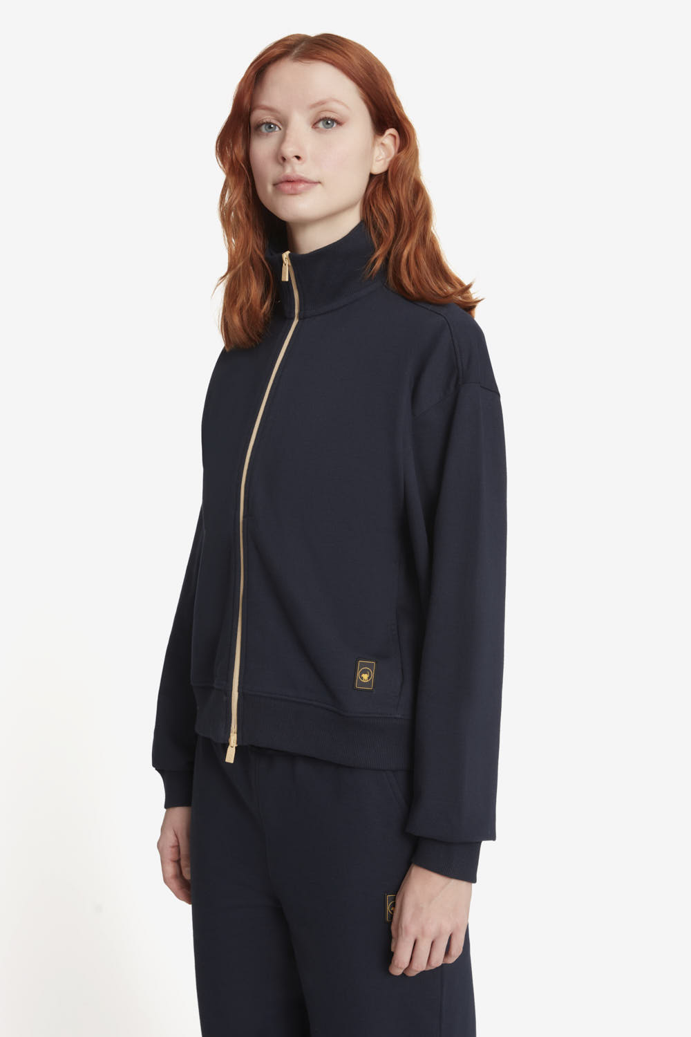 ciesse-outdoor-raquel-damen-sweatshirt-dunkelblau-baumwolle image 2