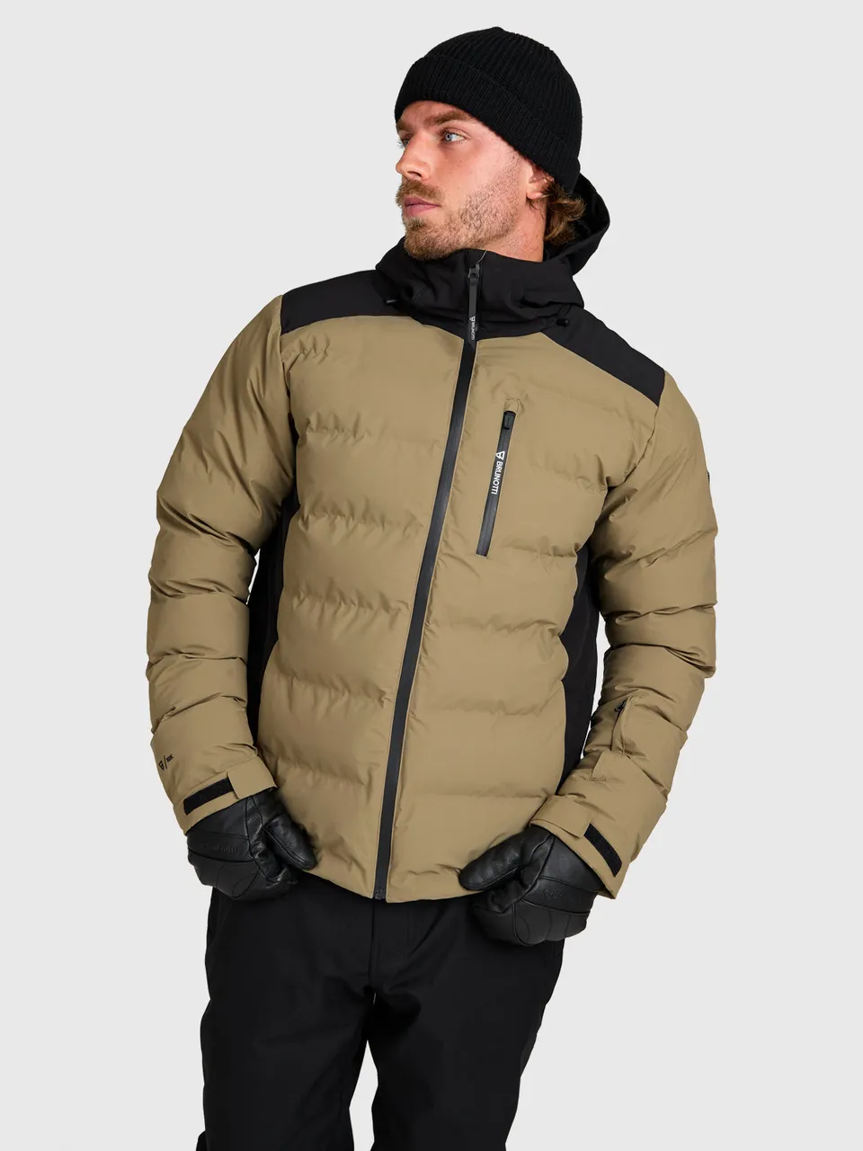 brunotti-storm-herren-skijacke-soft-grey-wasserdicht-15k image 1