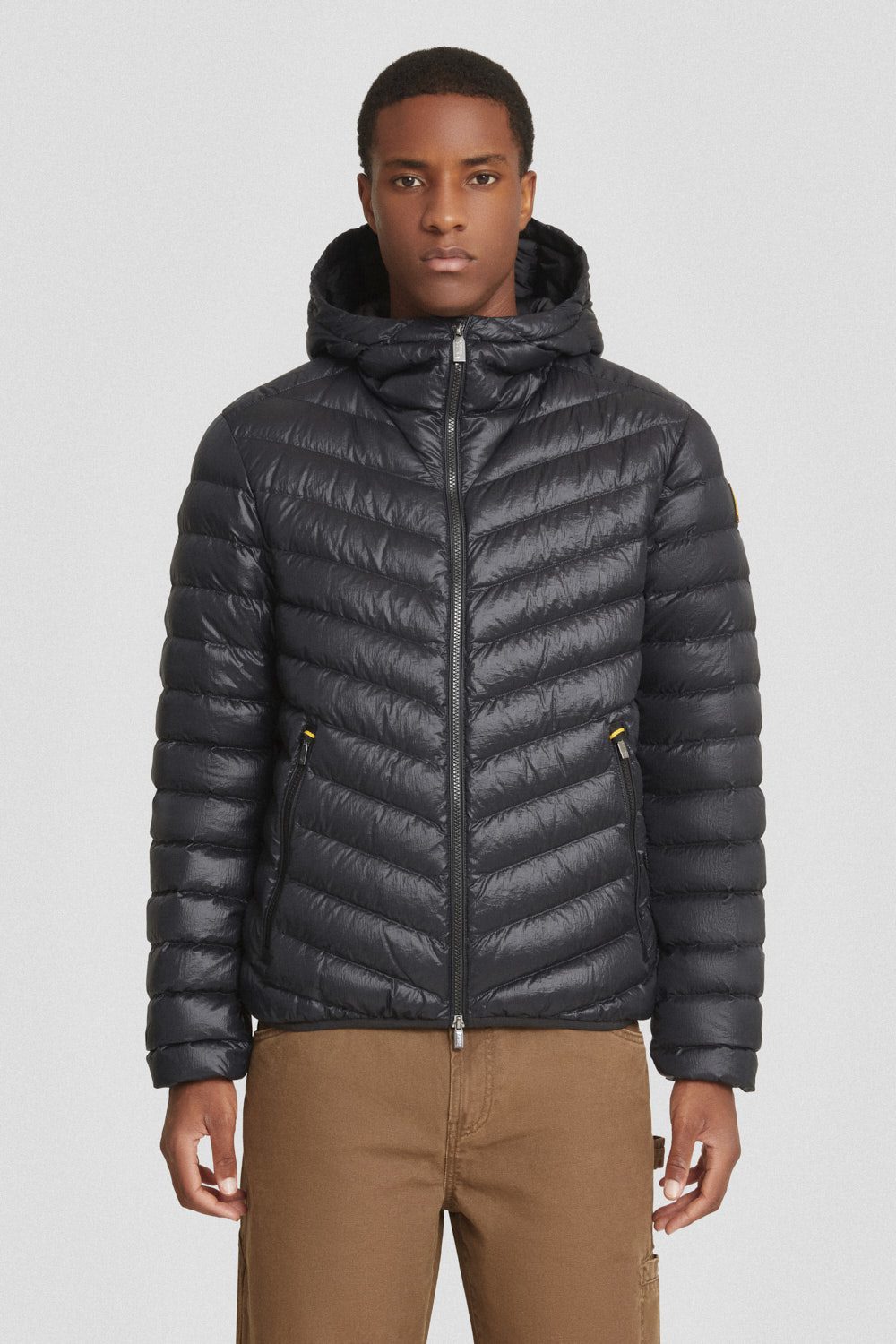 ciesse-outdoor-piumini-daunenjacke-schwarz-800fp-mit-kapuze image 1