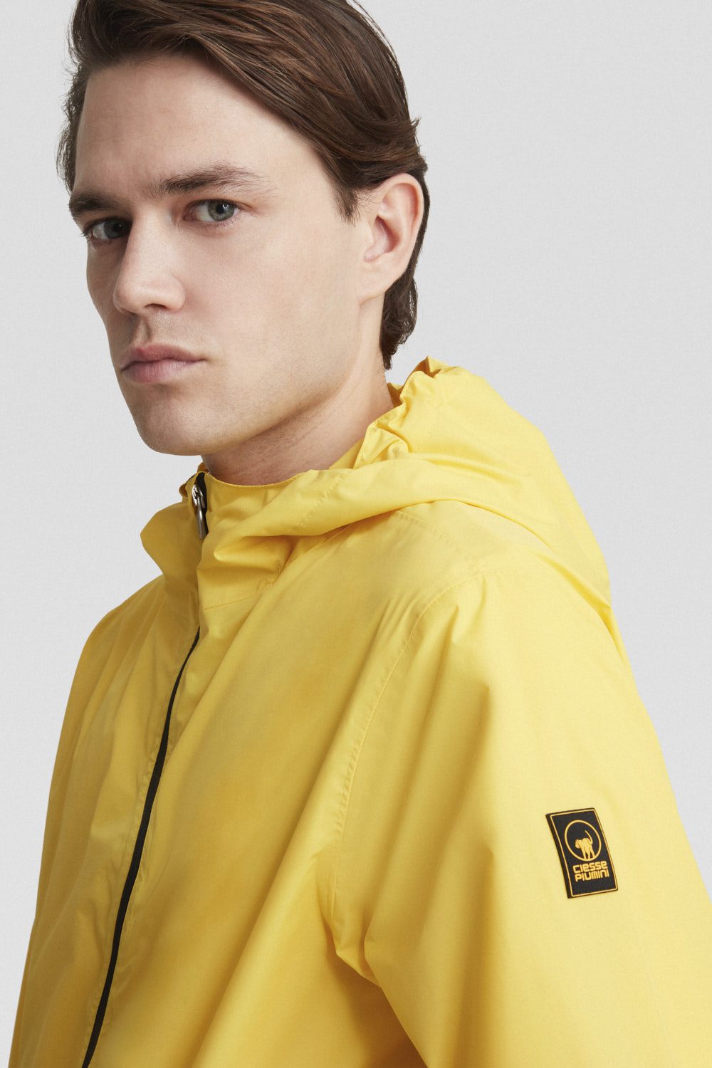 ciesse-outdoor-windbreaker-regenjacke-gelb-mit-kapuze image 6