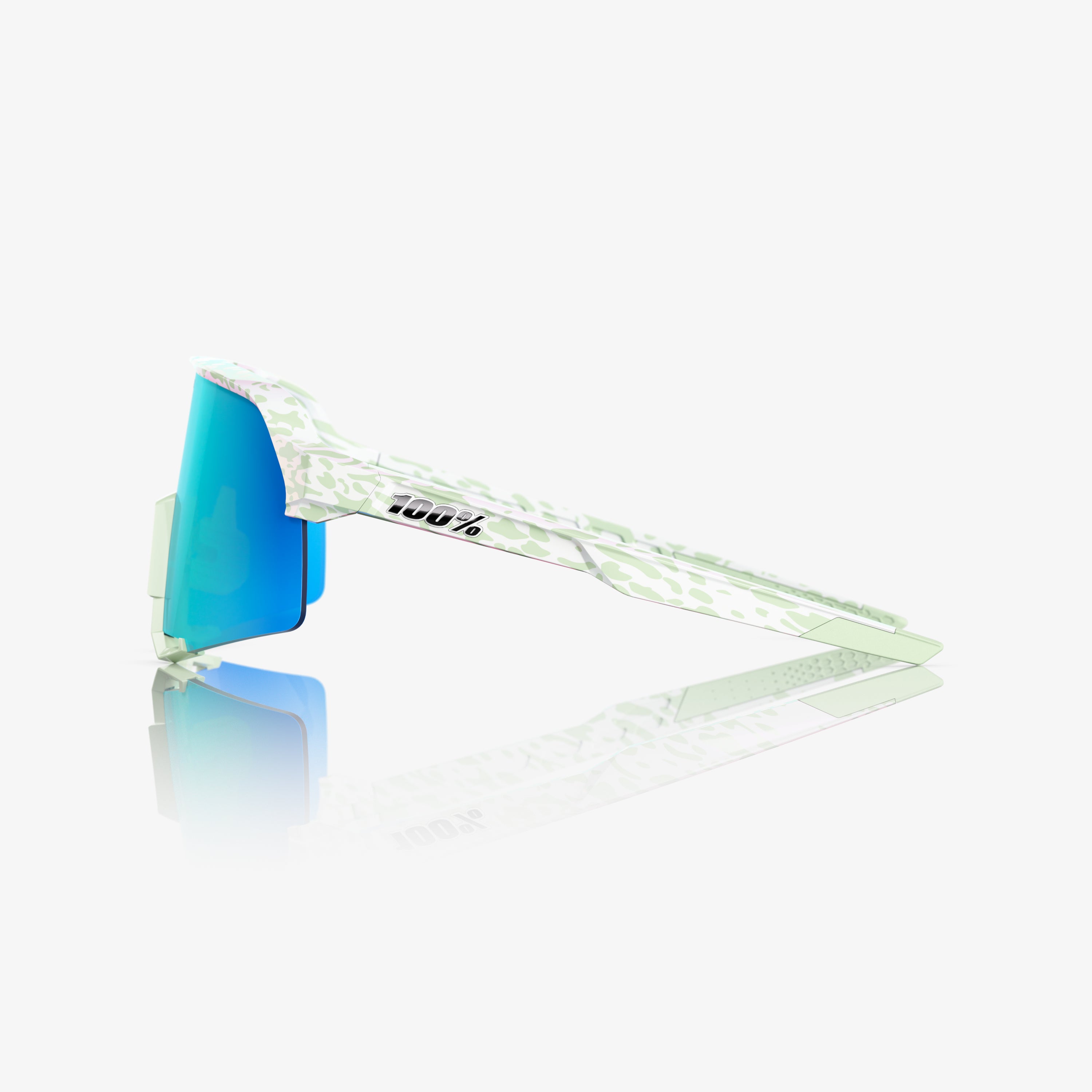 100-s3-le-elly-2-sonnenbrille-polished-light-green-topaz-mirror image 3