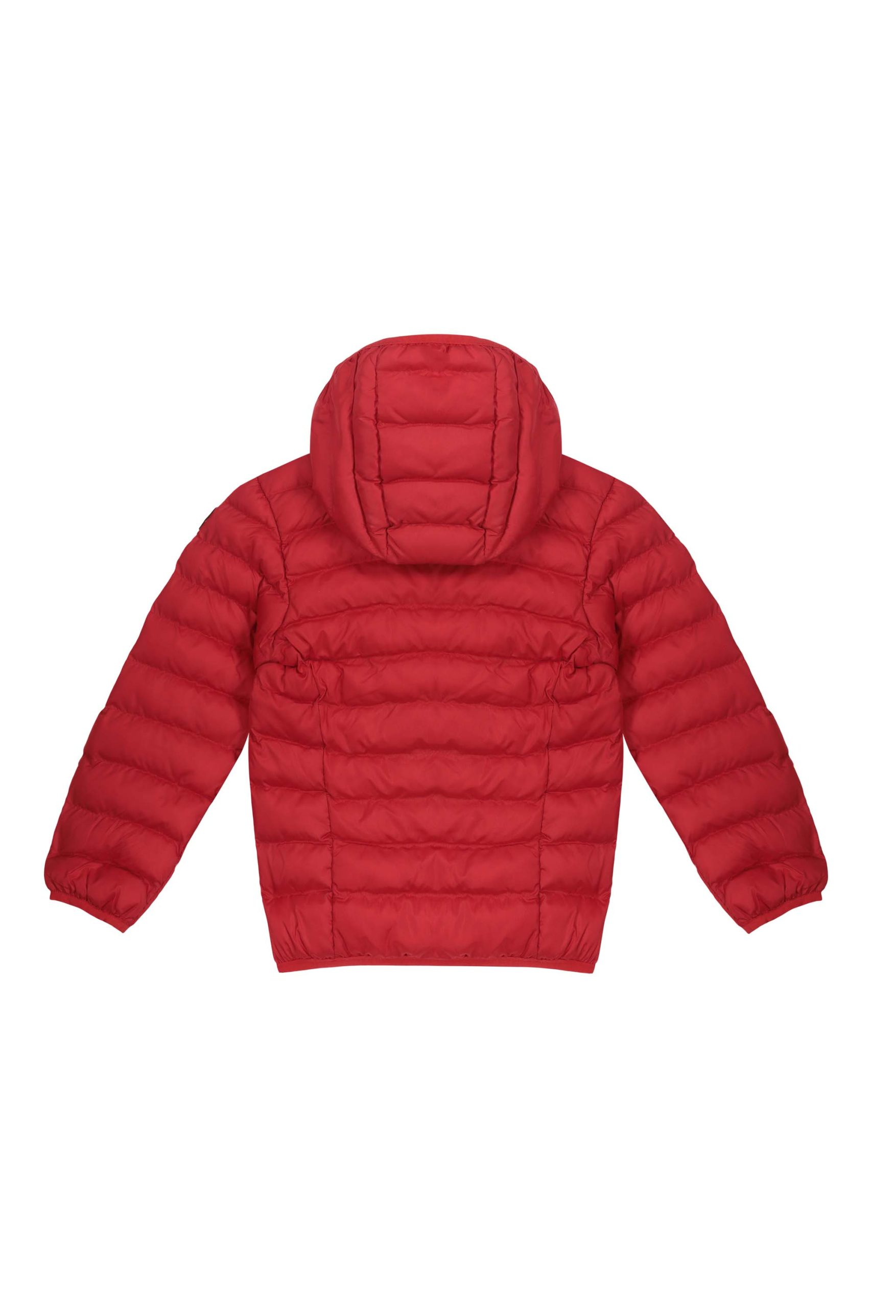 ciesse-piumini-willy-boy-kinder-daunenjacke-rot-mit-kapuze image 2