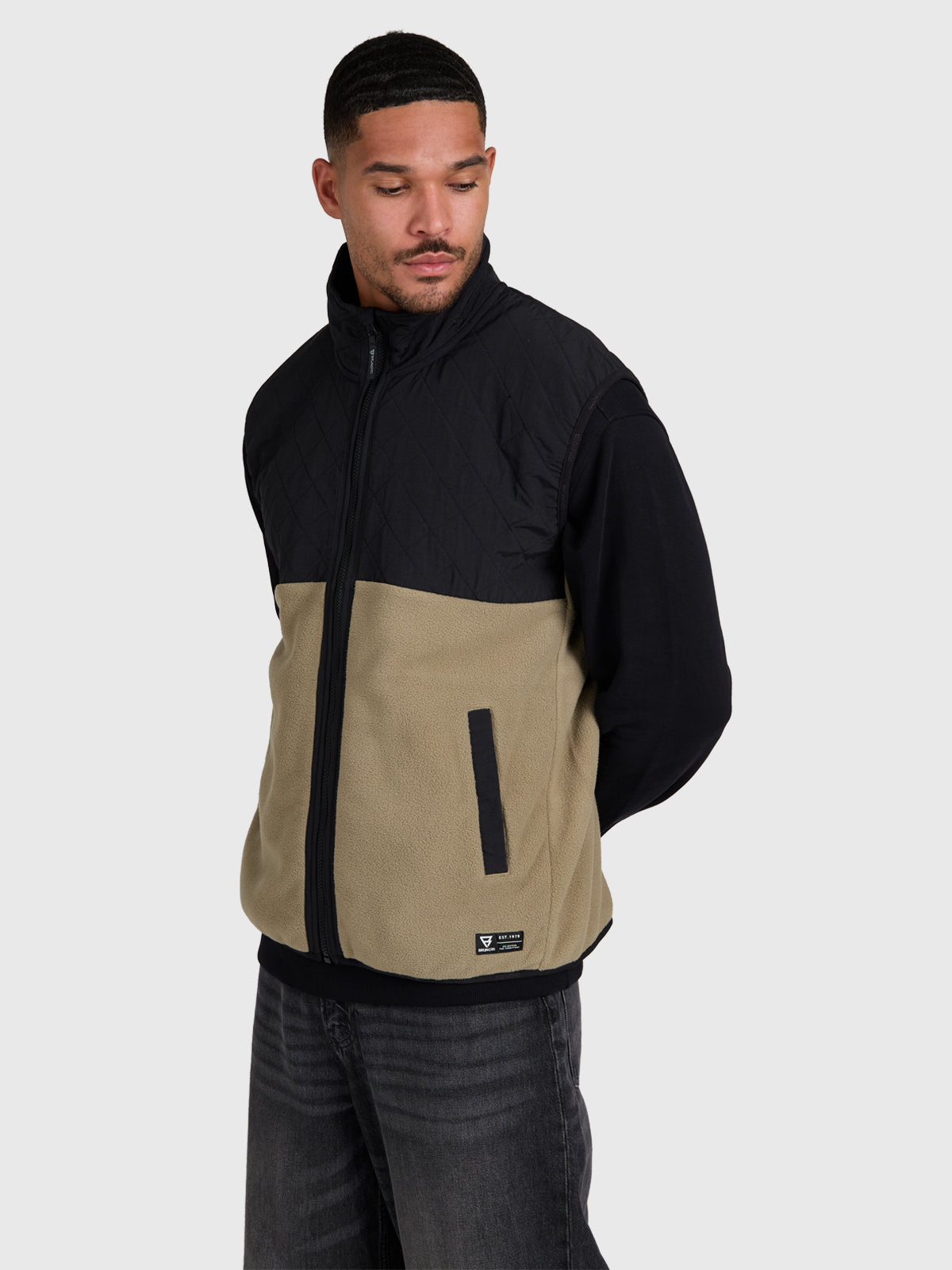 brunotti-dipon-herren-bodywarmer-dusky-green-polyester image 3