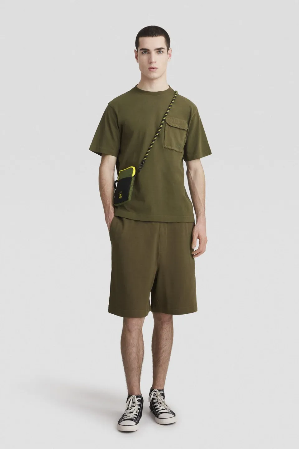 ciesse-outdoor-t-shirt-t-shirt-gr-n-baumwolle-brusttasche image 1
