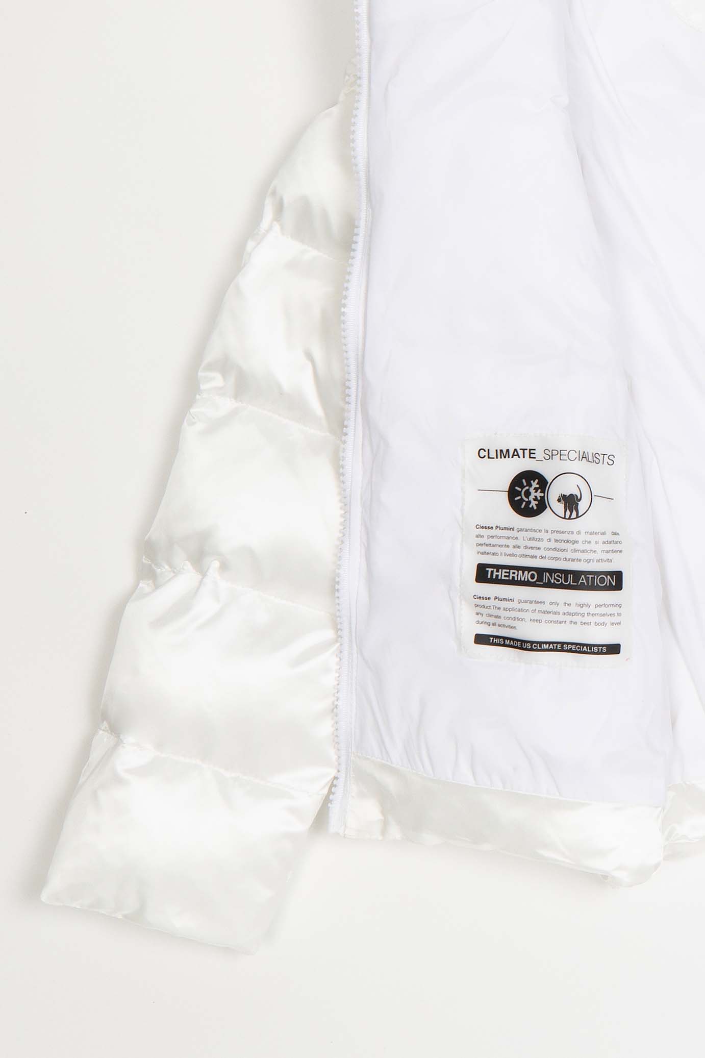 ciesse-piumini-dea-girl-daunenjacke-wei-ohne-kapuze-metallic image 4