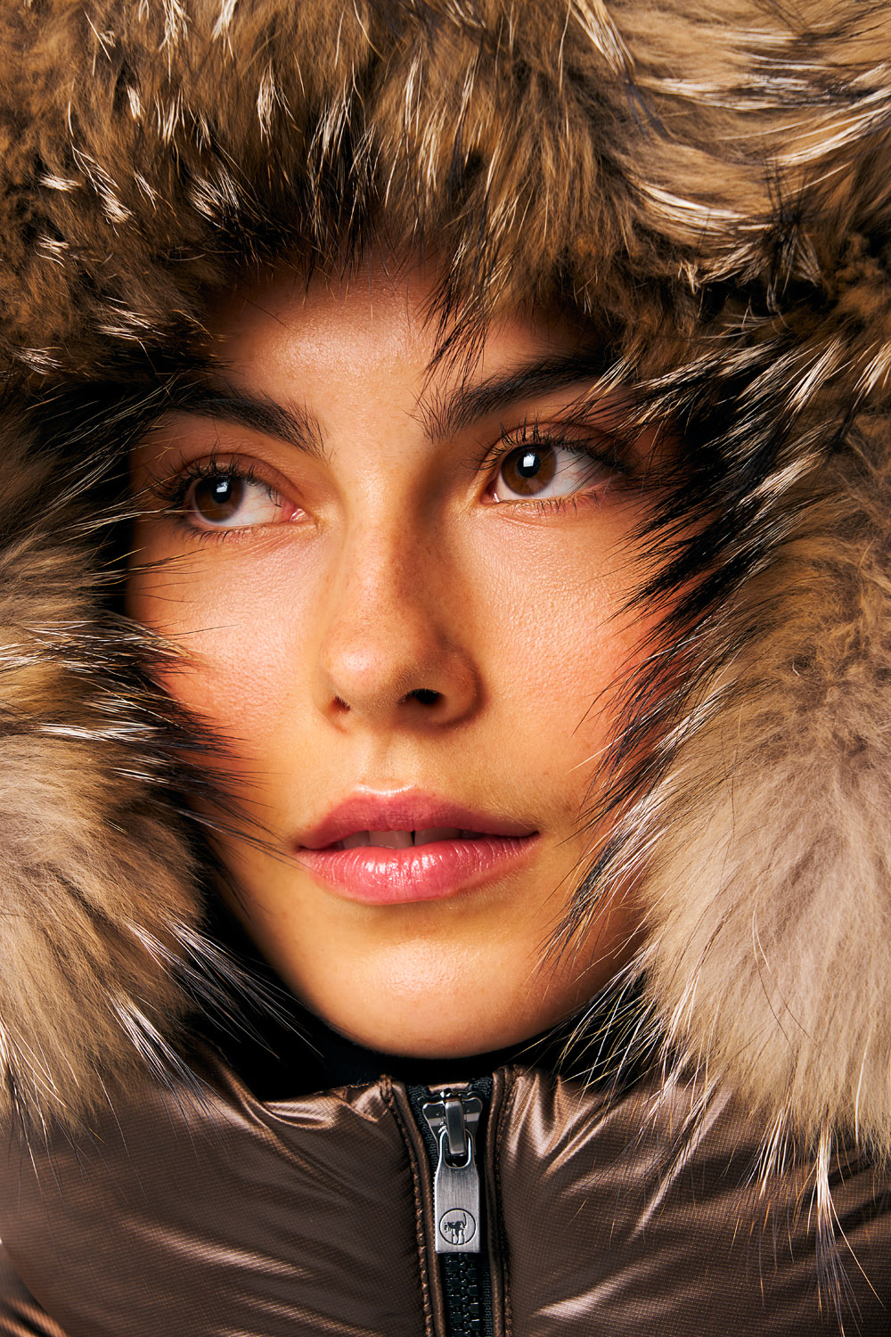 ciesse-lia-real-fur-winterjacke-damen-braun-echtpelz-800-fill image 4