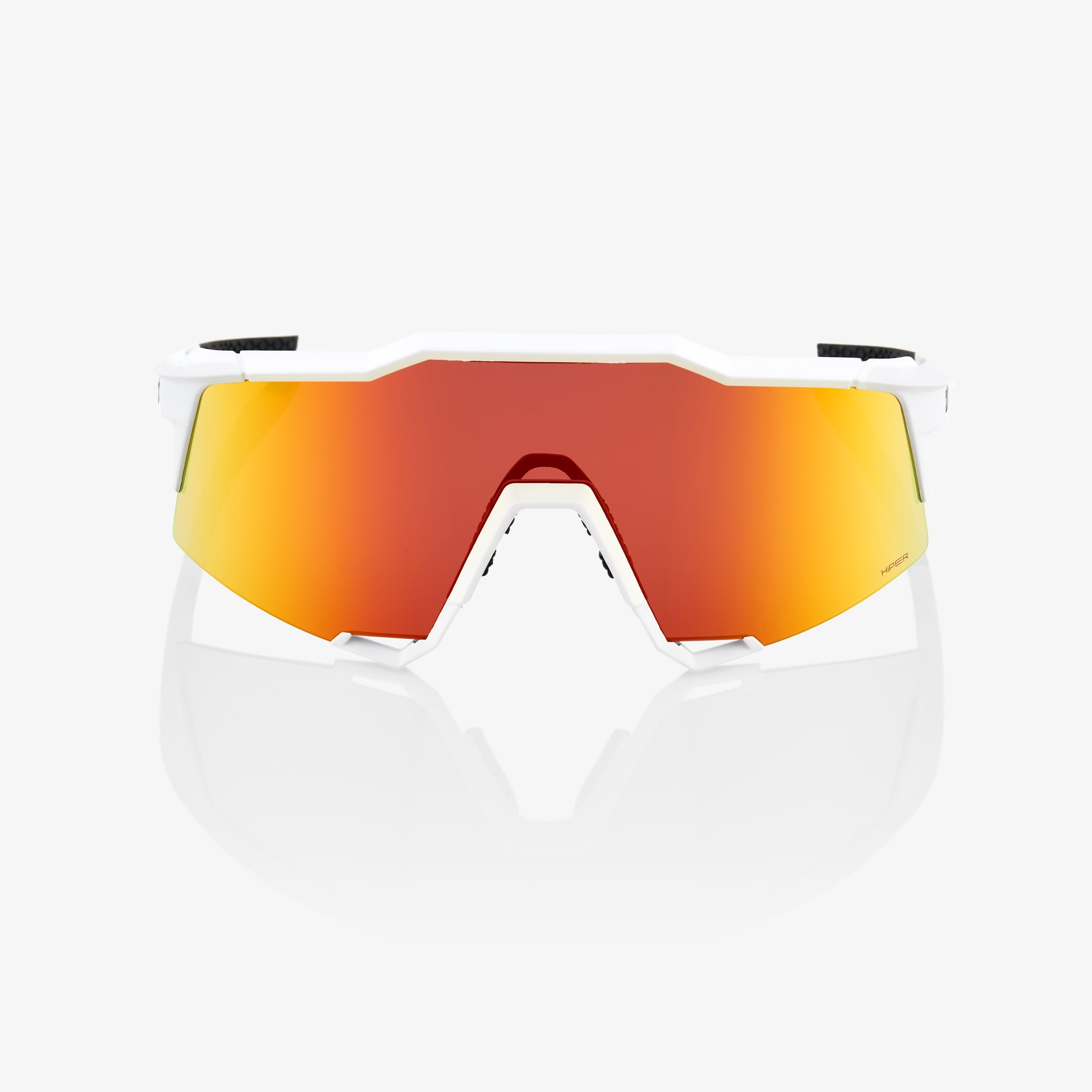100percent-speedcraft-sportbrille-off-white-hiper-red-mirror image 2
