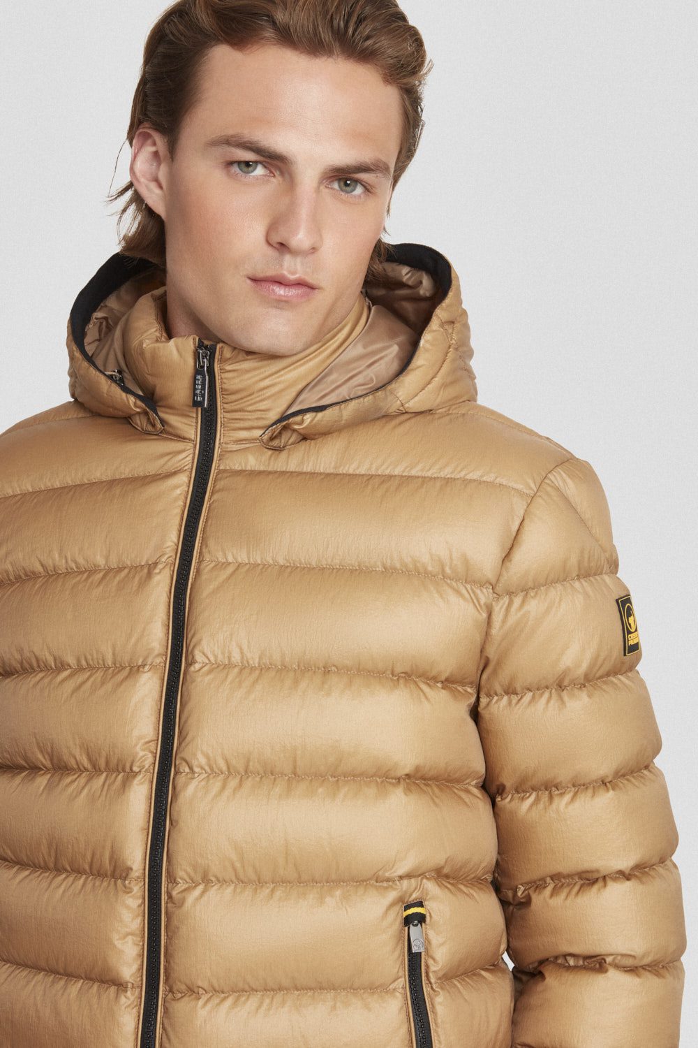 ciesse-outdoor-daunenjacke-beige-kurz-kapuze-800 image 3