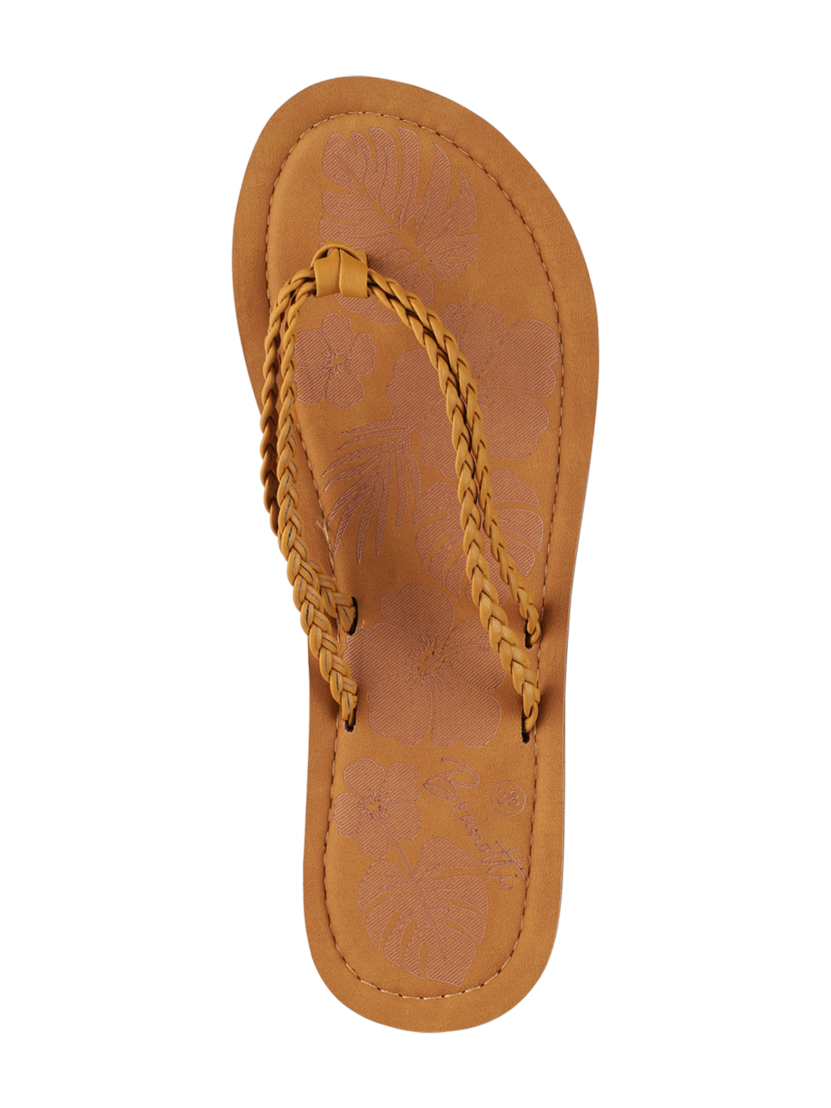 brunotti-giada-damen-flip-flops-braun-kunstleder image 1