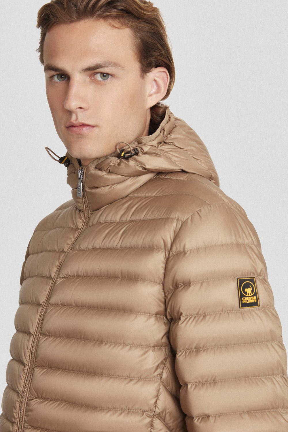 ciesse-outdoor-daunenjacke-beige-leicht-kapuze-dwr-800fp image 3