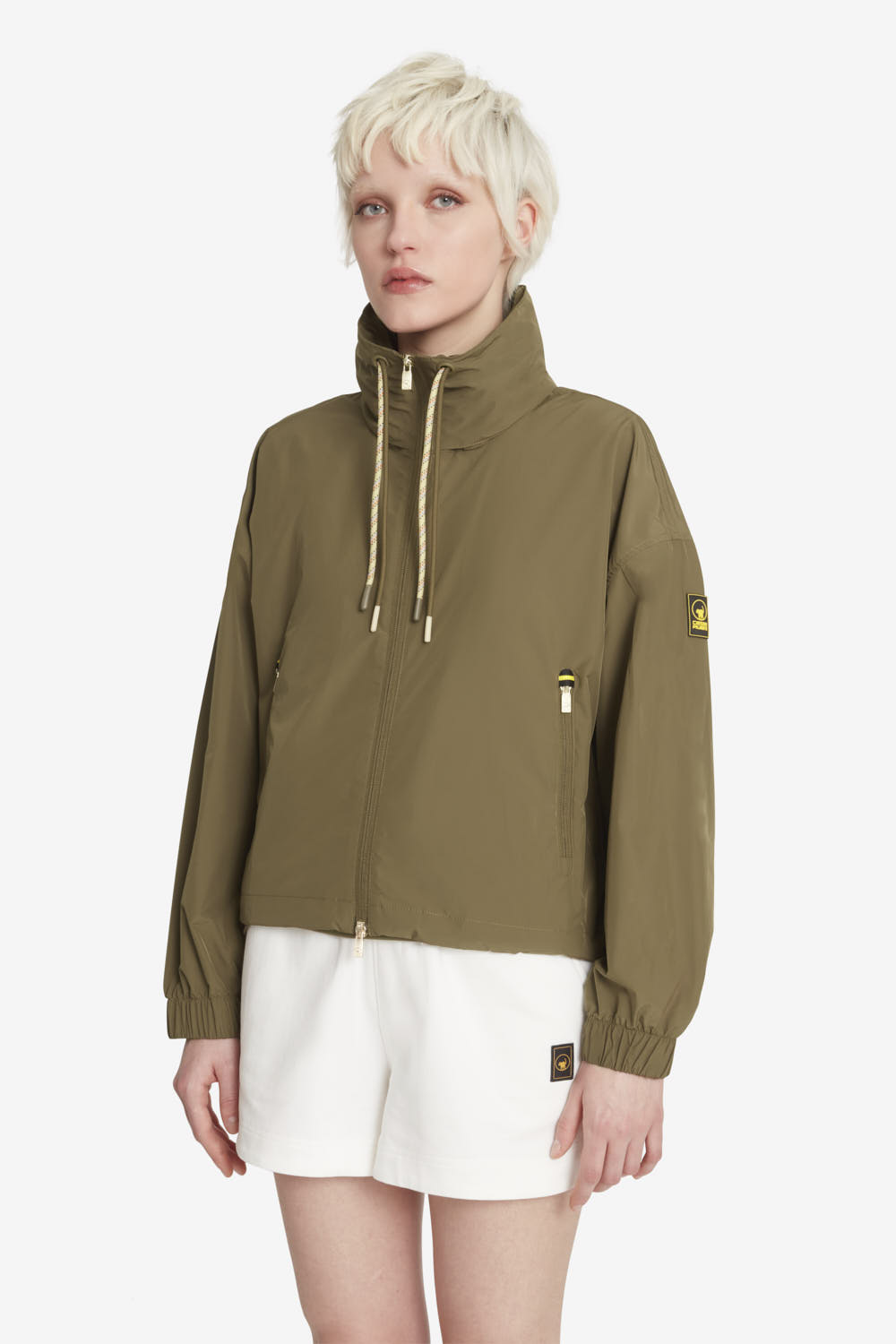 ciesse-outdoor-lana-kurze-damen-jacke-olivgr-n-kapuze image 2