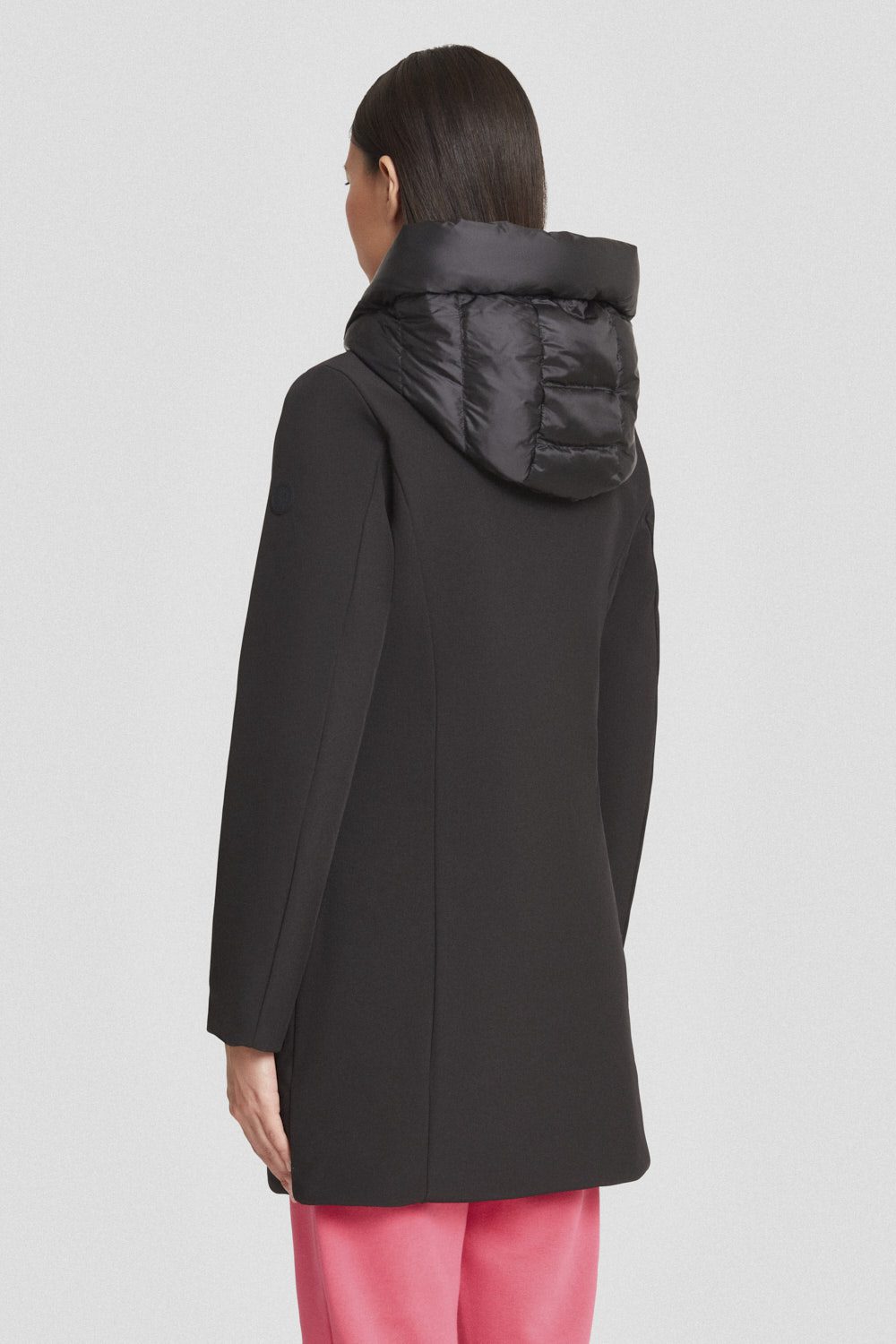 ciesse-winterjacke-softshell-daunen-schwarz-lang-slim image 4