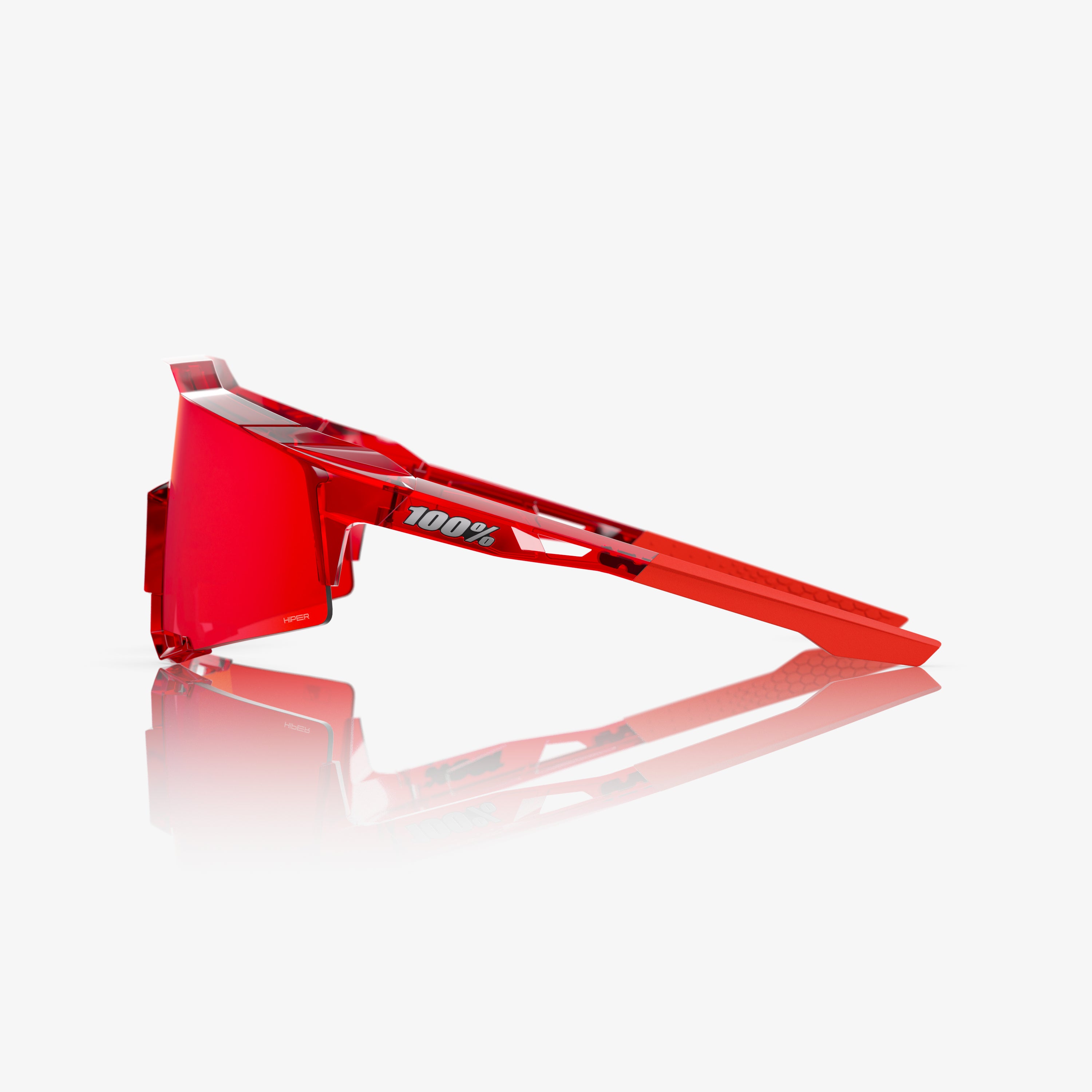 100percent-speedcraft-mlb-sonnenbrille-translucent-red-hiper image 3
