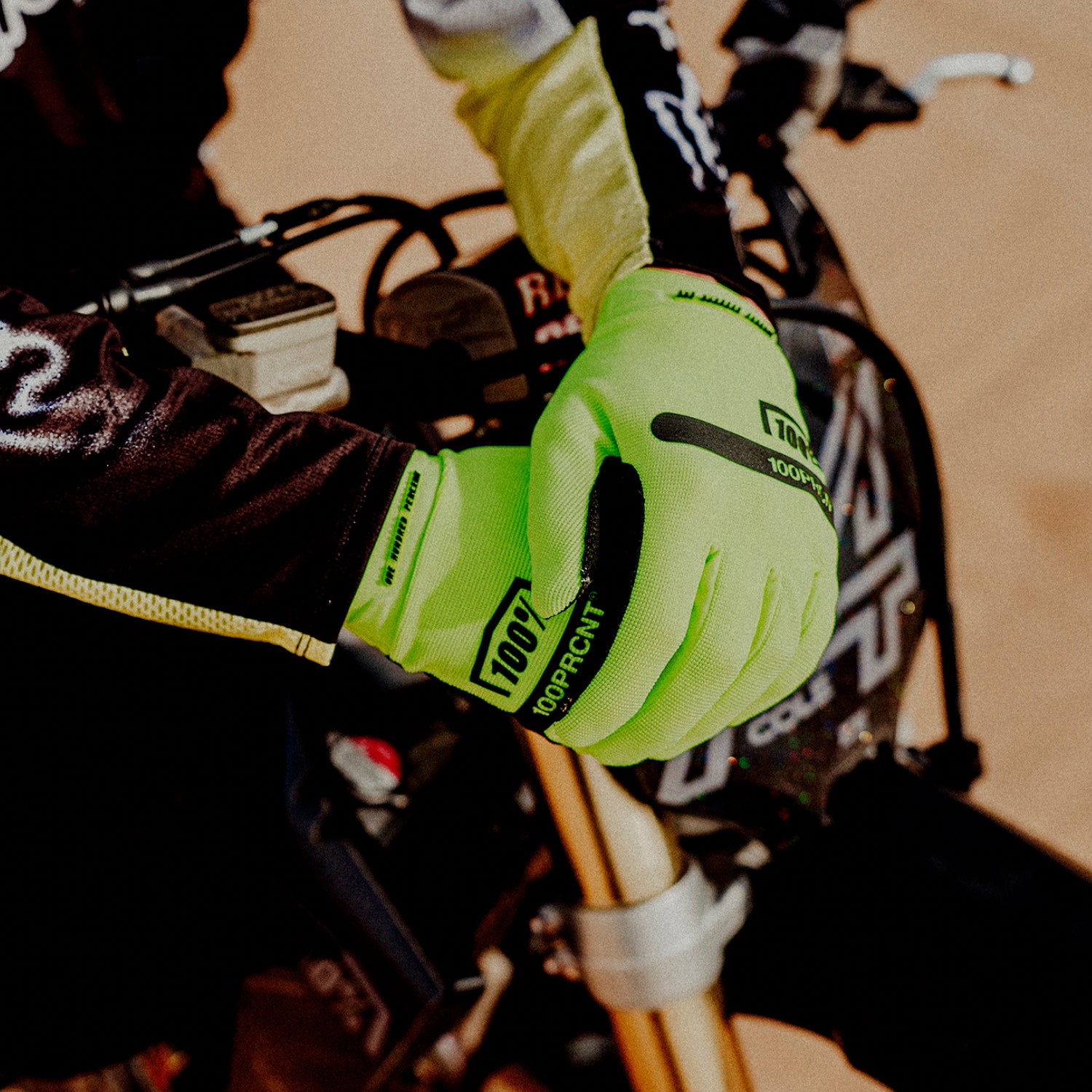 100-ridecamp-handschuhe-fluo-yellow-silikon-grip image 3