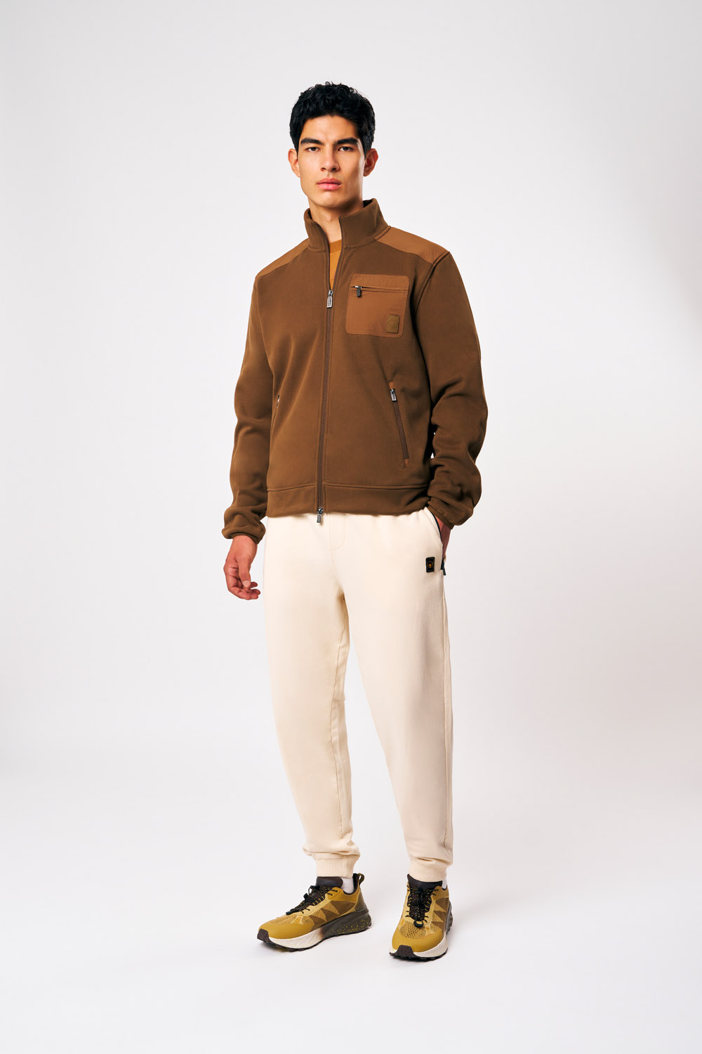 ciesse-outdoor-ziad-sweatjacke-herren-braun-full-zip image 2