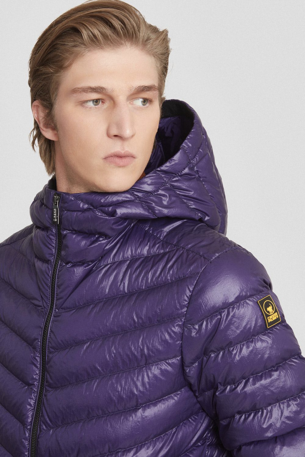 ciesse-piumini-daunenjacke-lila-mit-kapuze-dwr image 3
